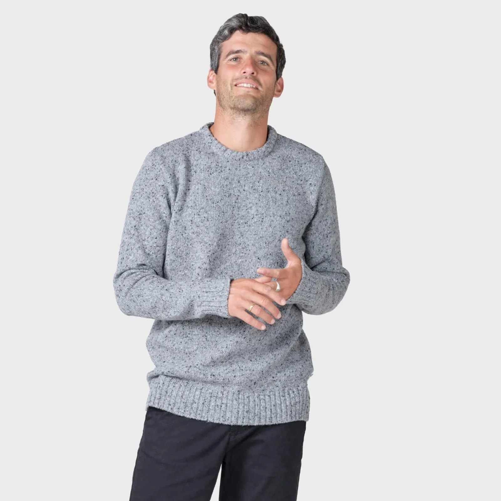 Aage Knit Jumper light grey