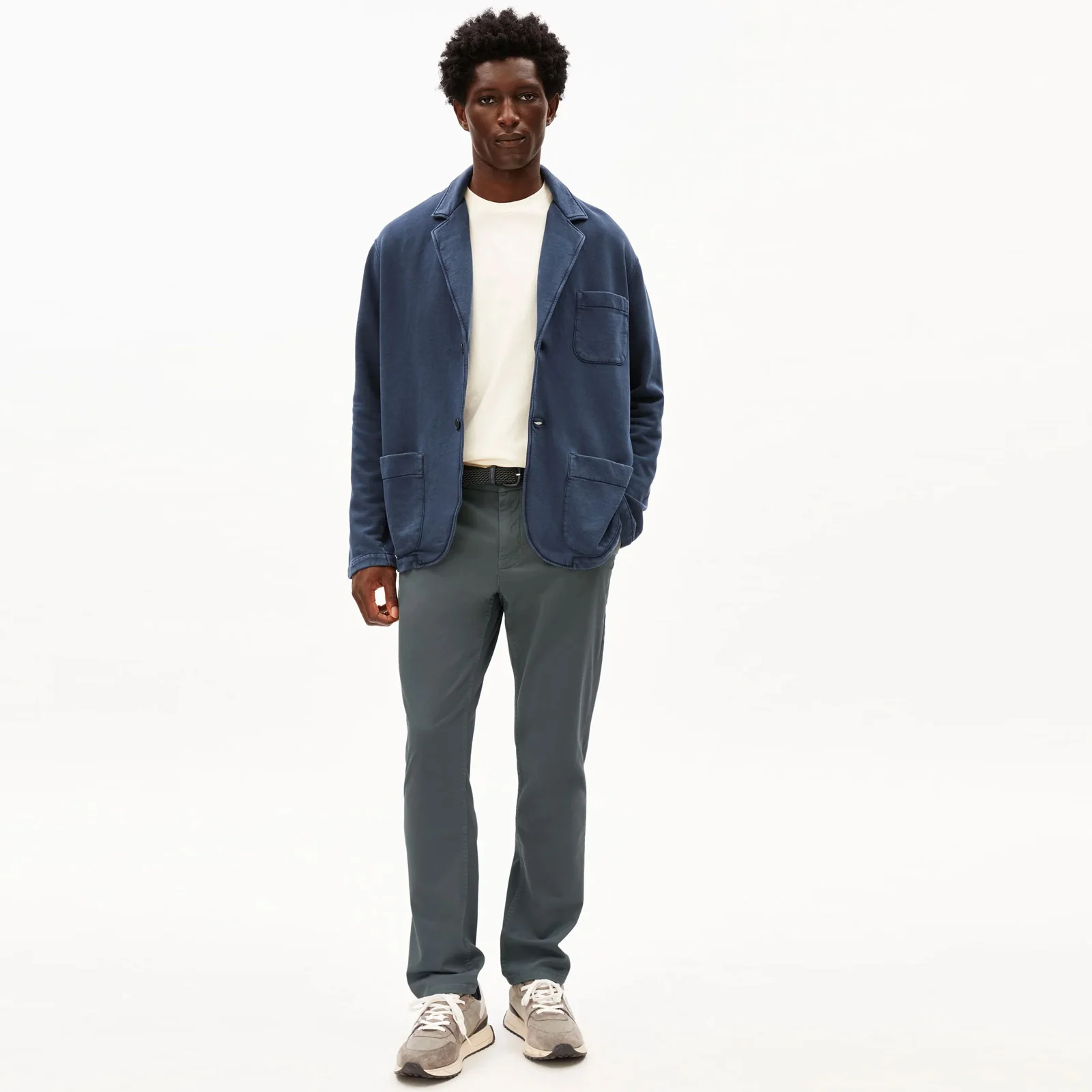 Aaster Regular Fit Chino space steel - Image 3
