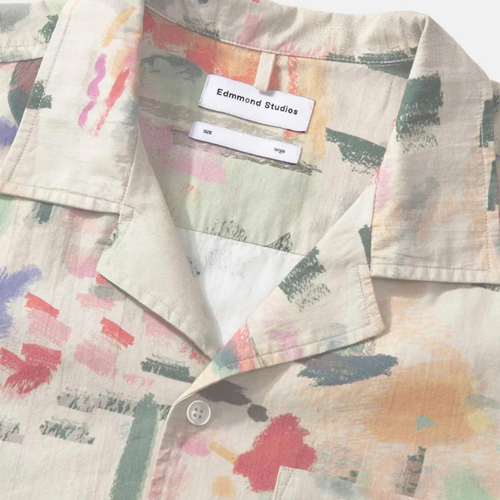 Acuarela Short Sleeve Shirt plain tan - Image 2