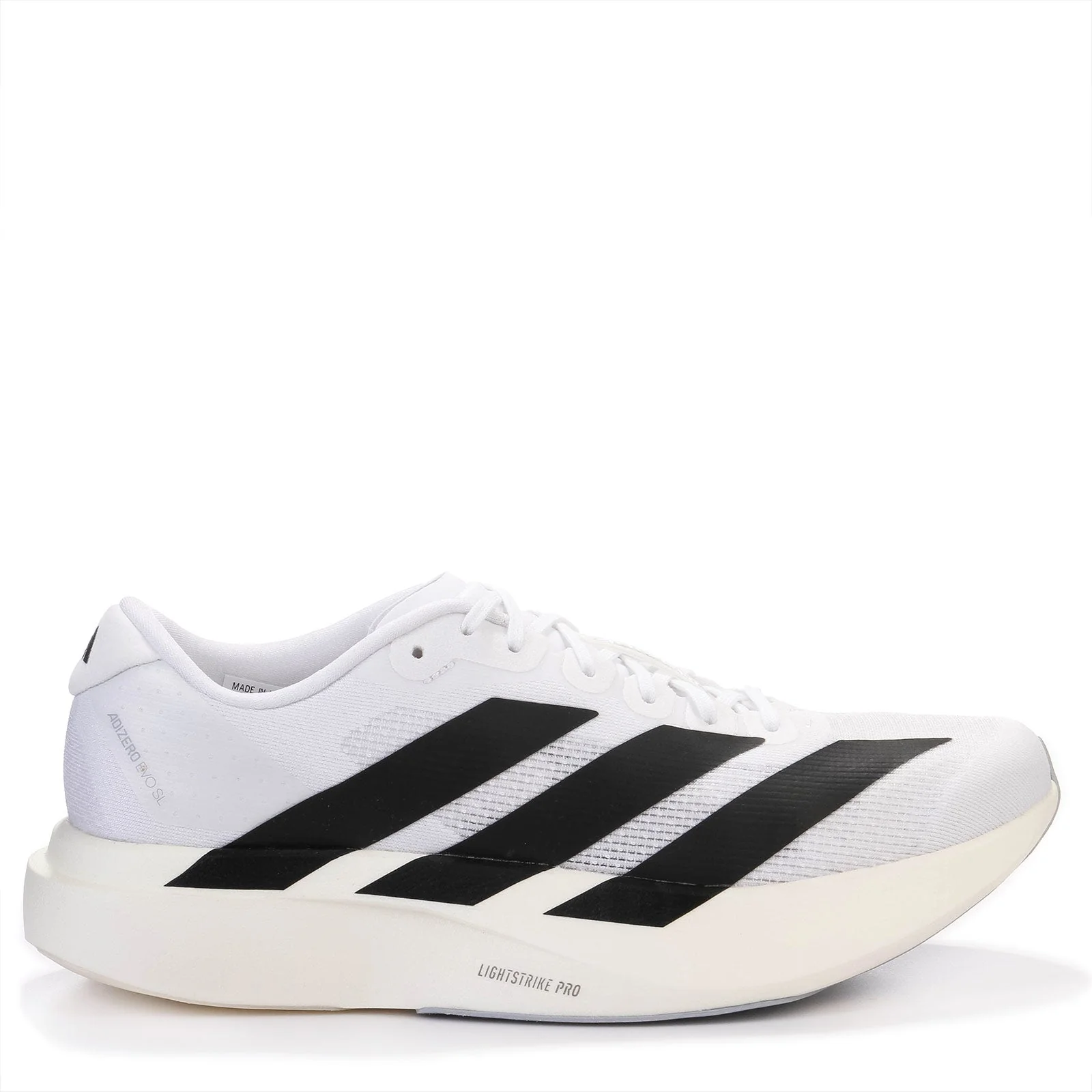 Adizero Evo SL cloud white/core black/cloud white