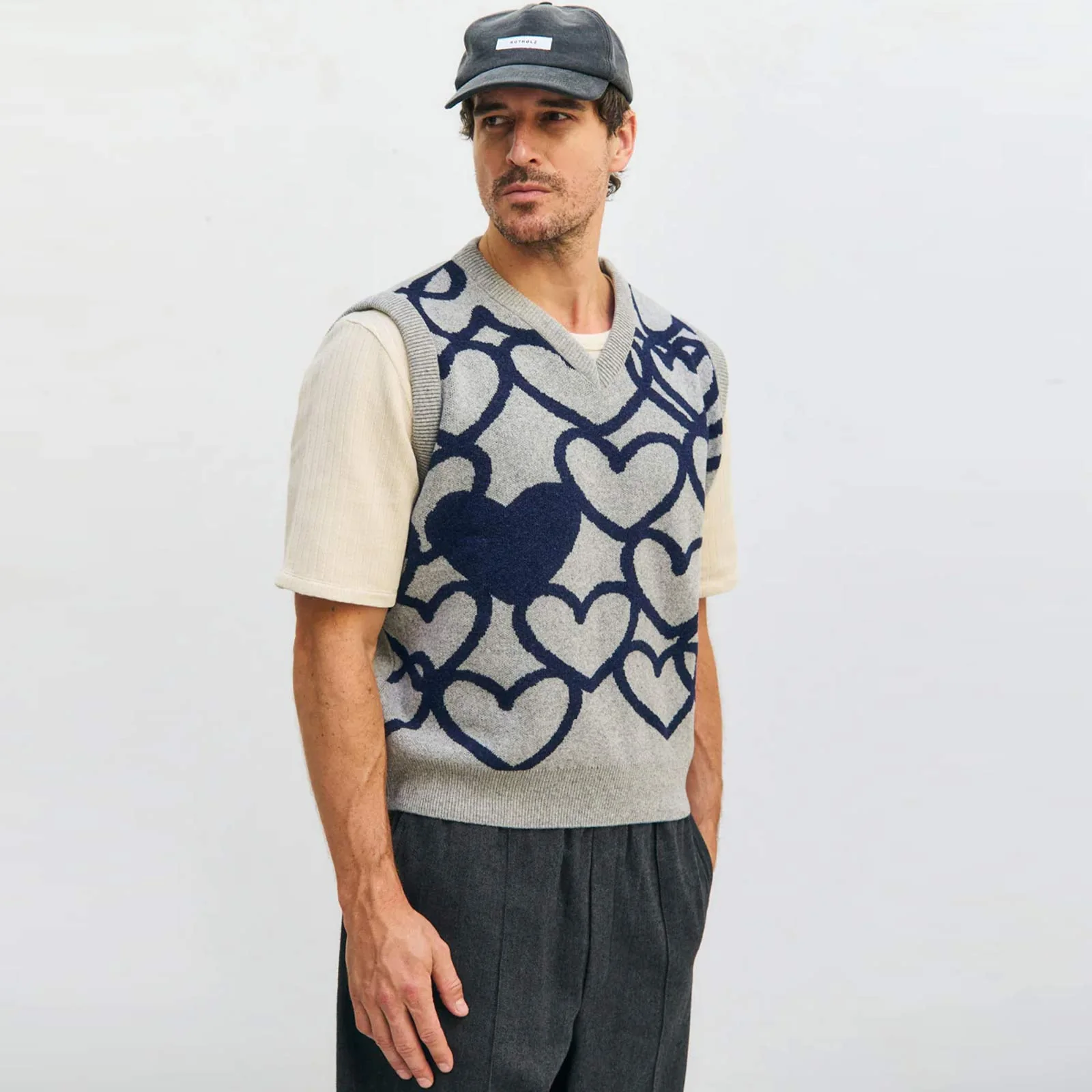 Affection Knit Vest grey melange - Image 2