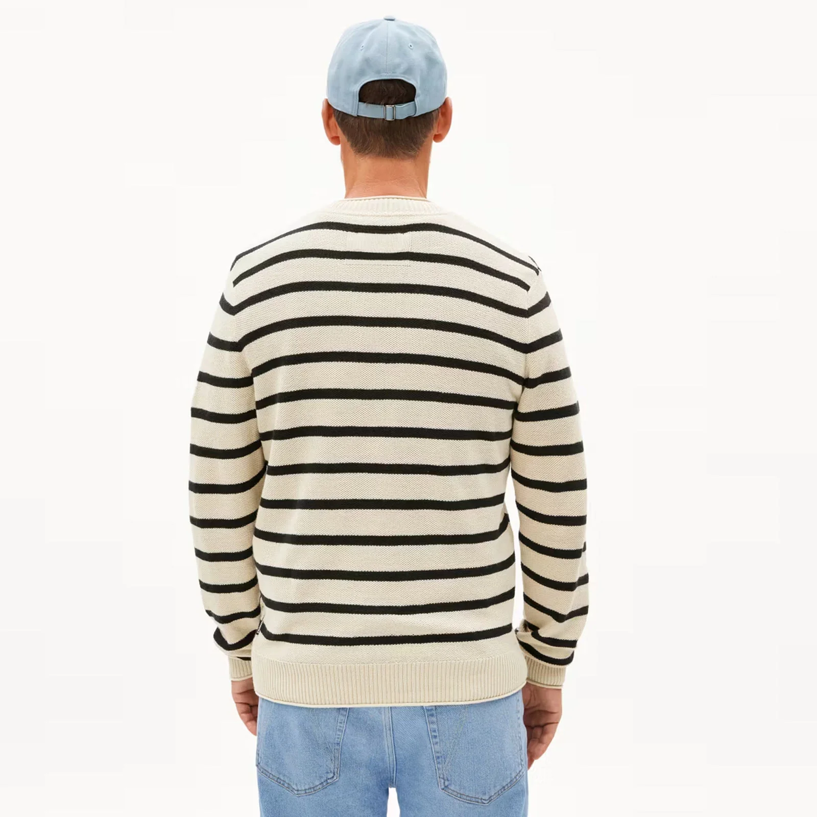 Ajaani Lino Stripes Jumper raw white/black - Image 2