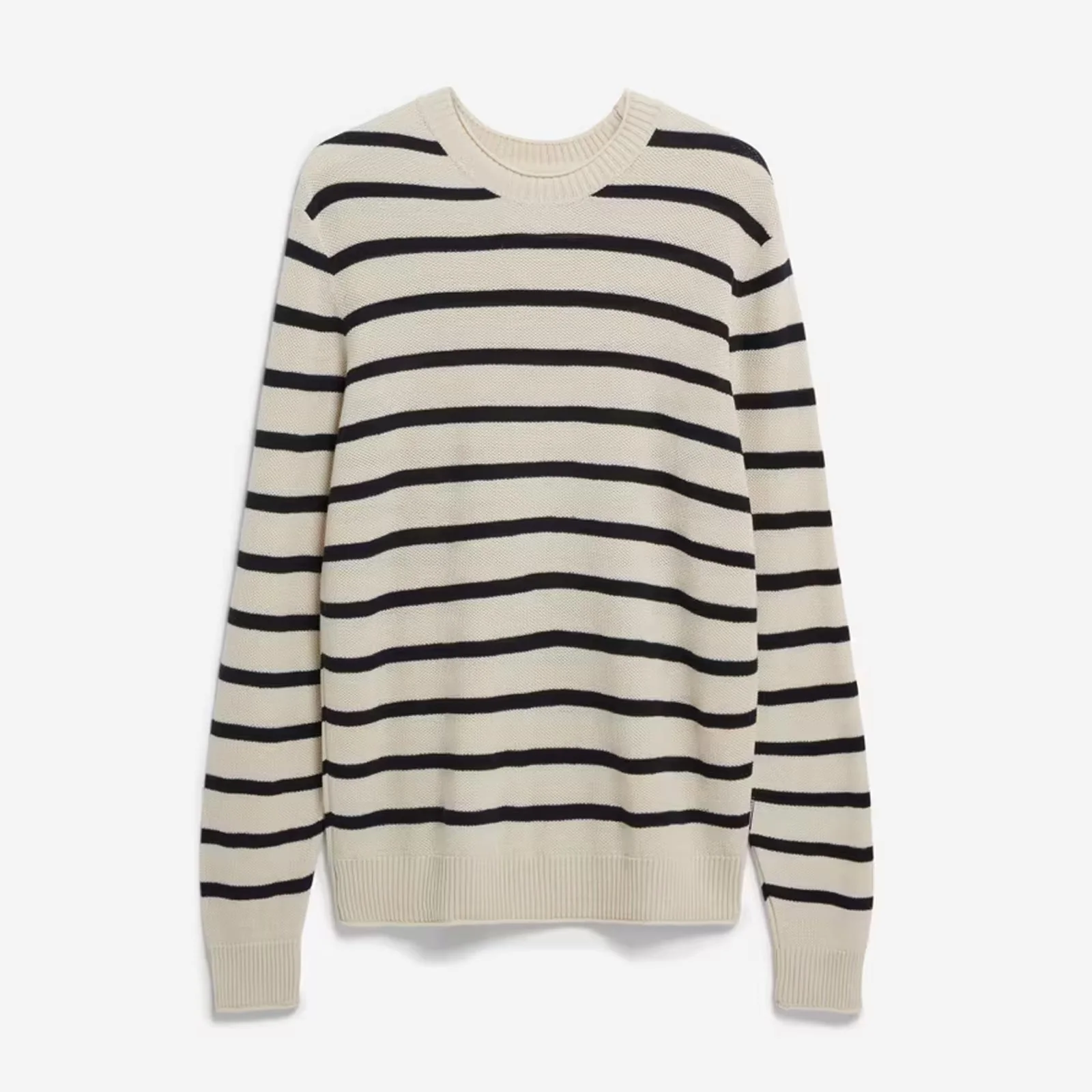 Ajaani Lino Stripes Jumper raw white/black - Image 4
