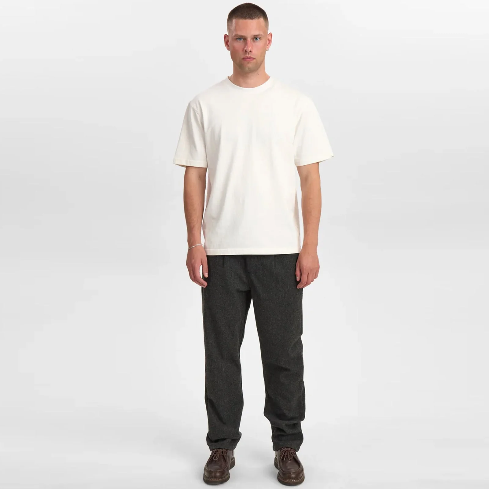 Akjan Pleat Wool Pant granite grey - Image 3