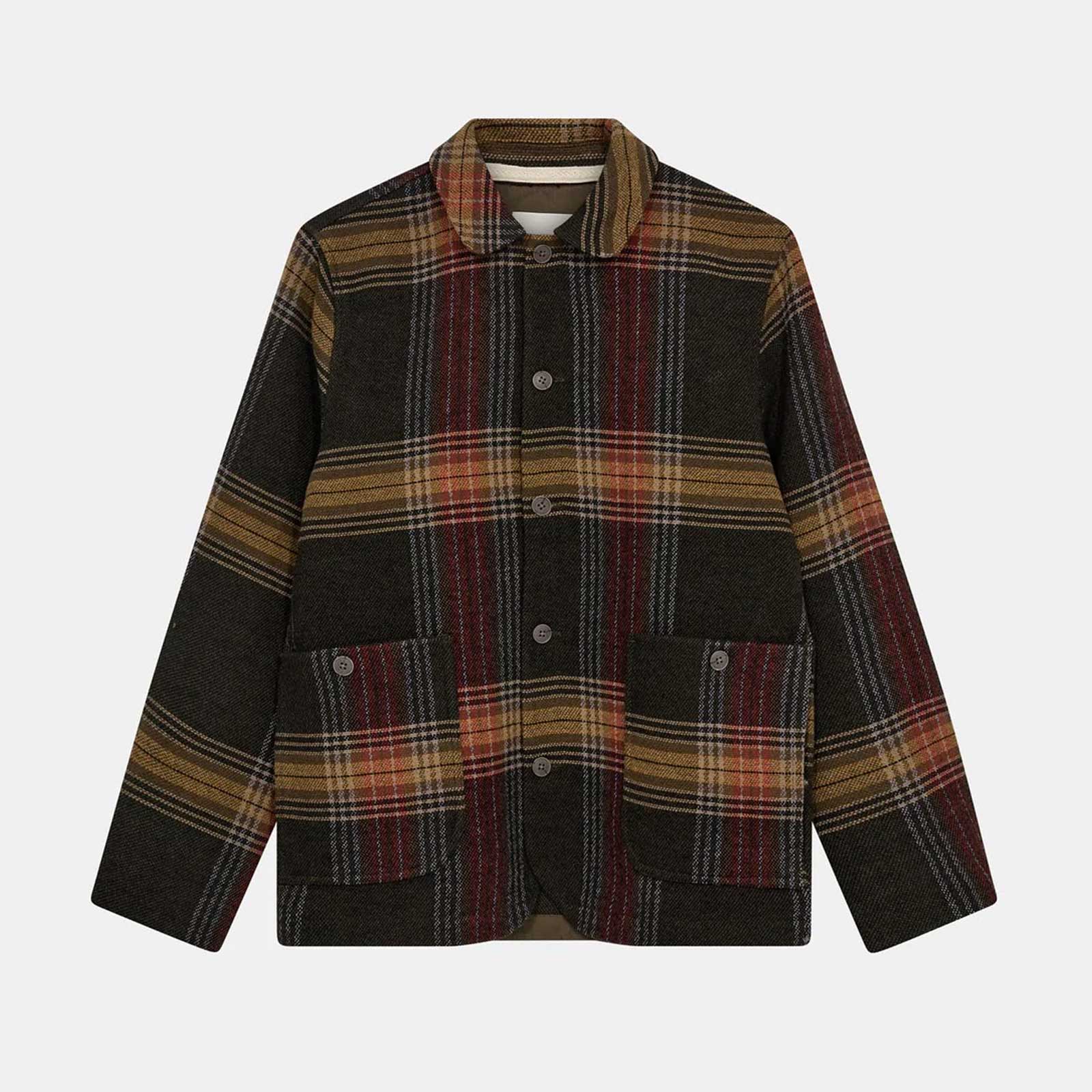 Akoscar Heavy Twill Overshirt forest night - Image 3