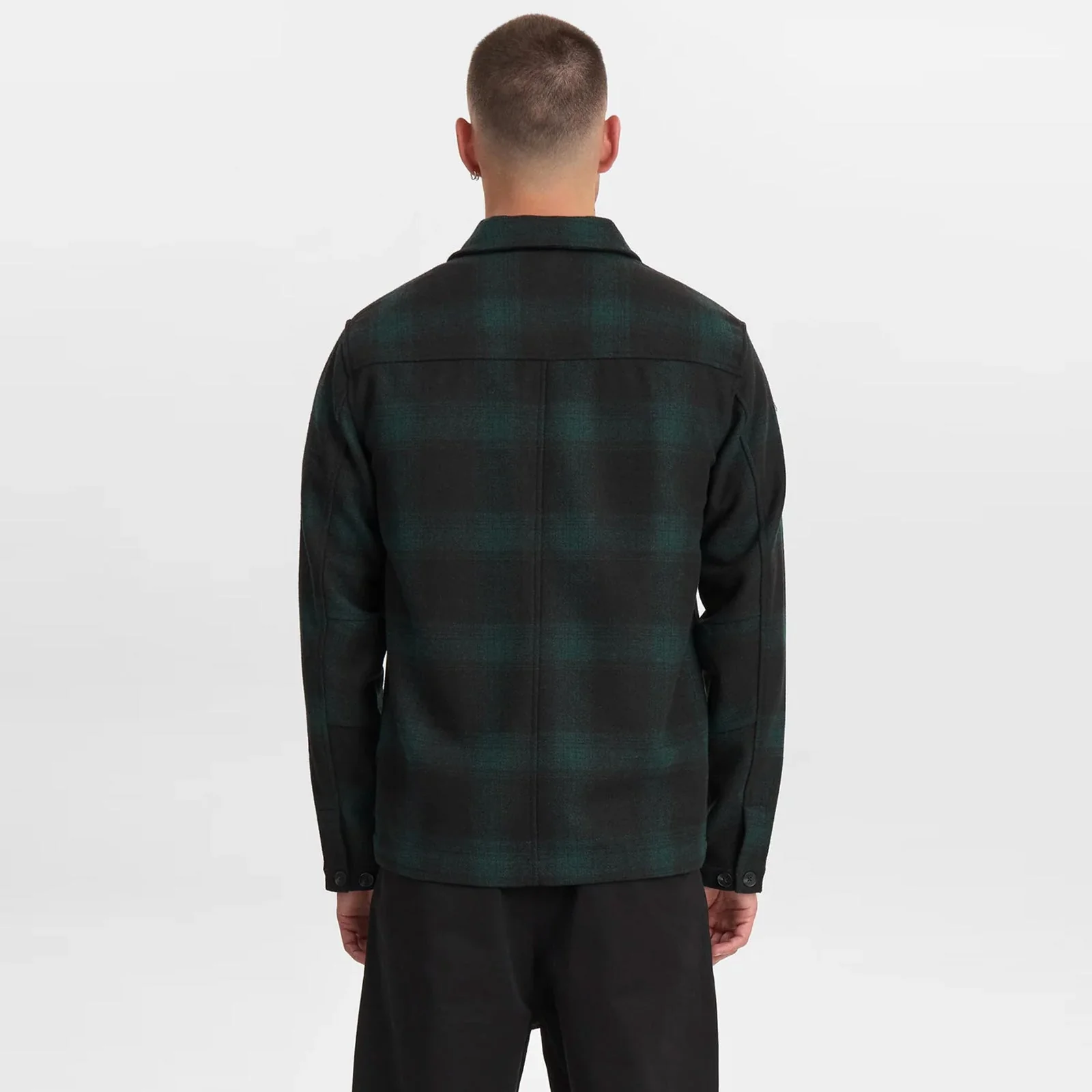 Akoscar Woolen Overshirt forest night - Image 2