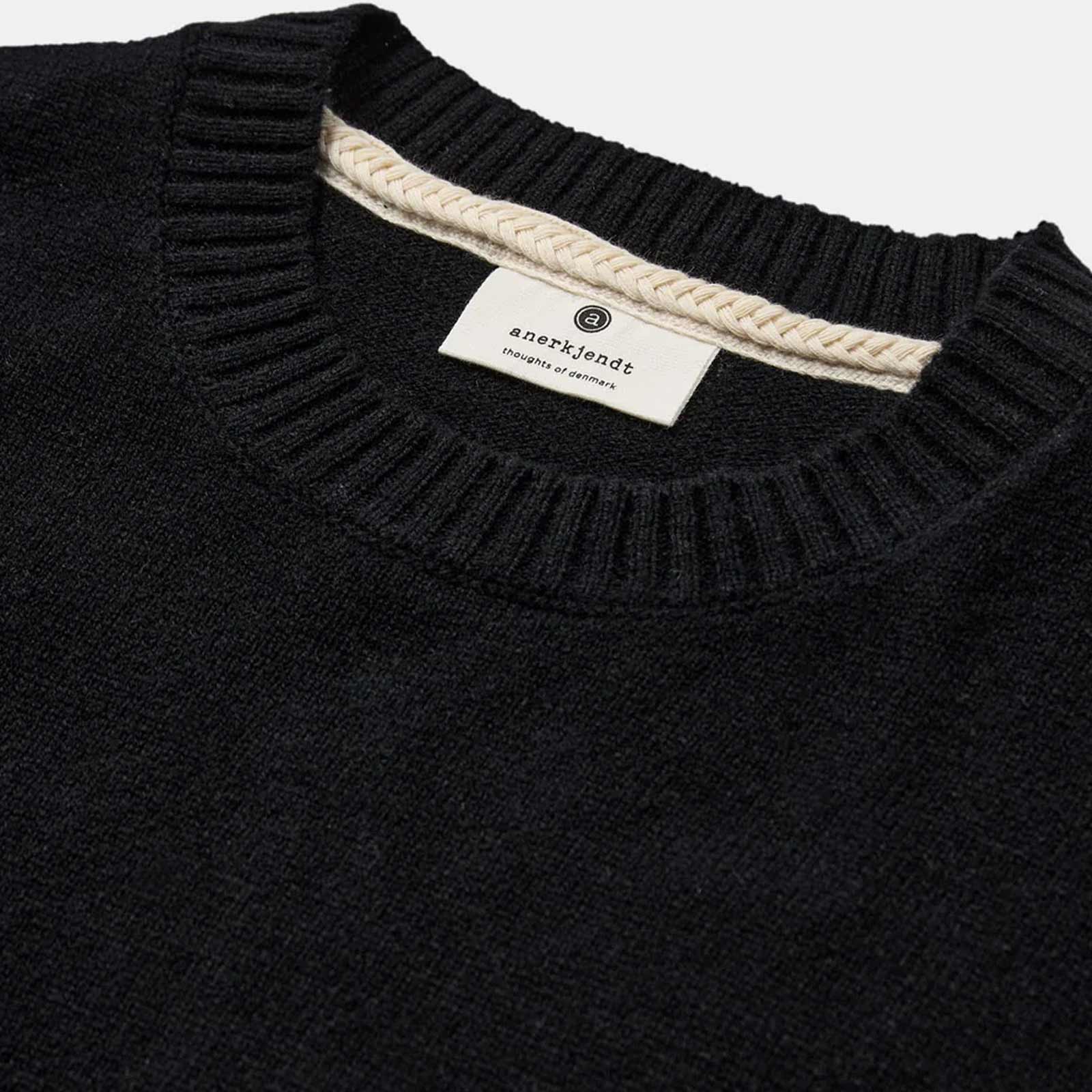 Akpeter Merino Wool Knit Jumper caviar - Image 3