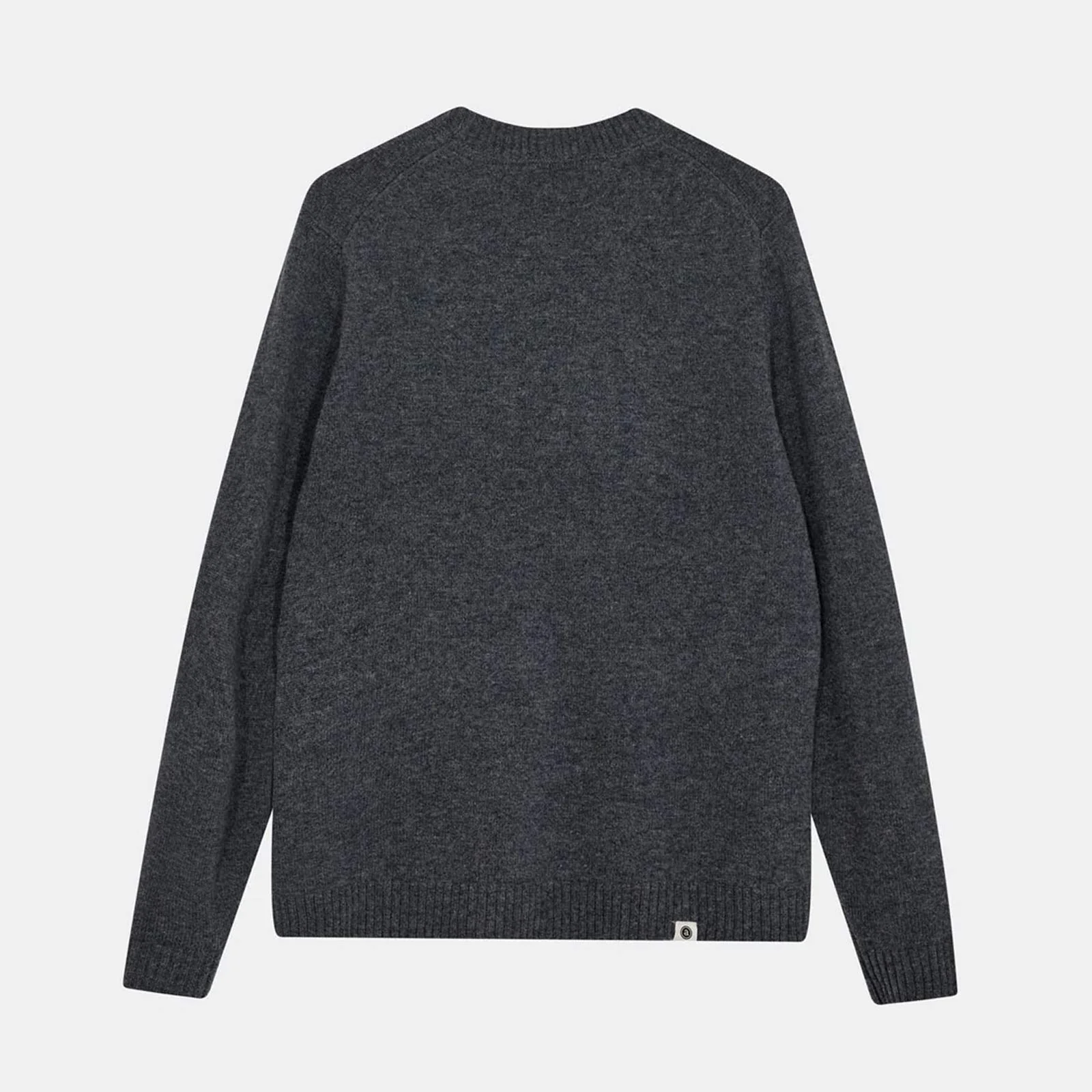 Akpeter Merino Wool Knit Jumper dark grey mel - Image 2
