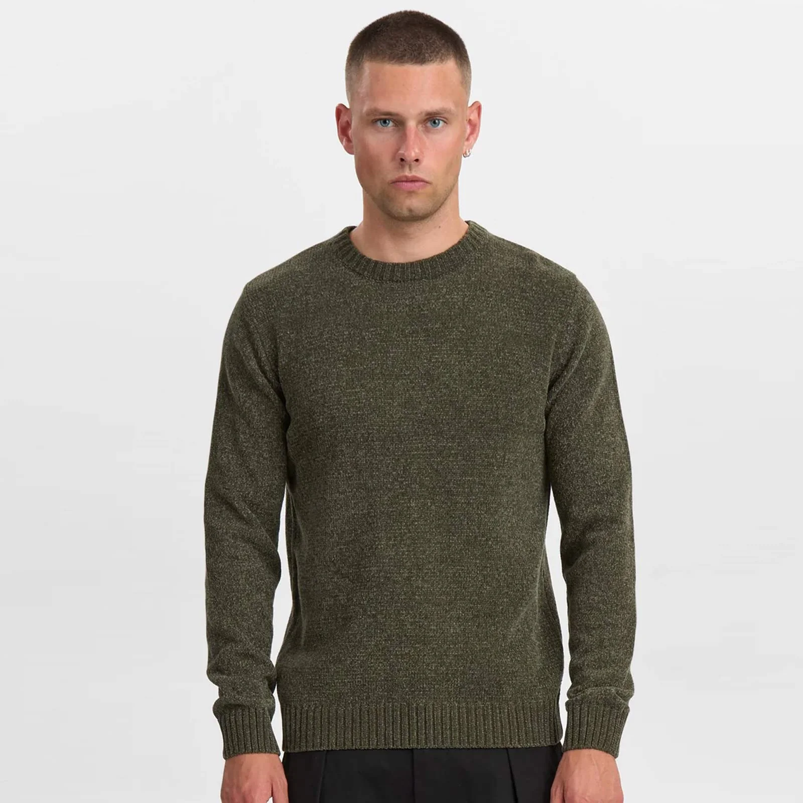 Aksune Chenille Knit Jumper forest night