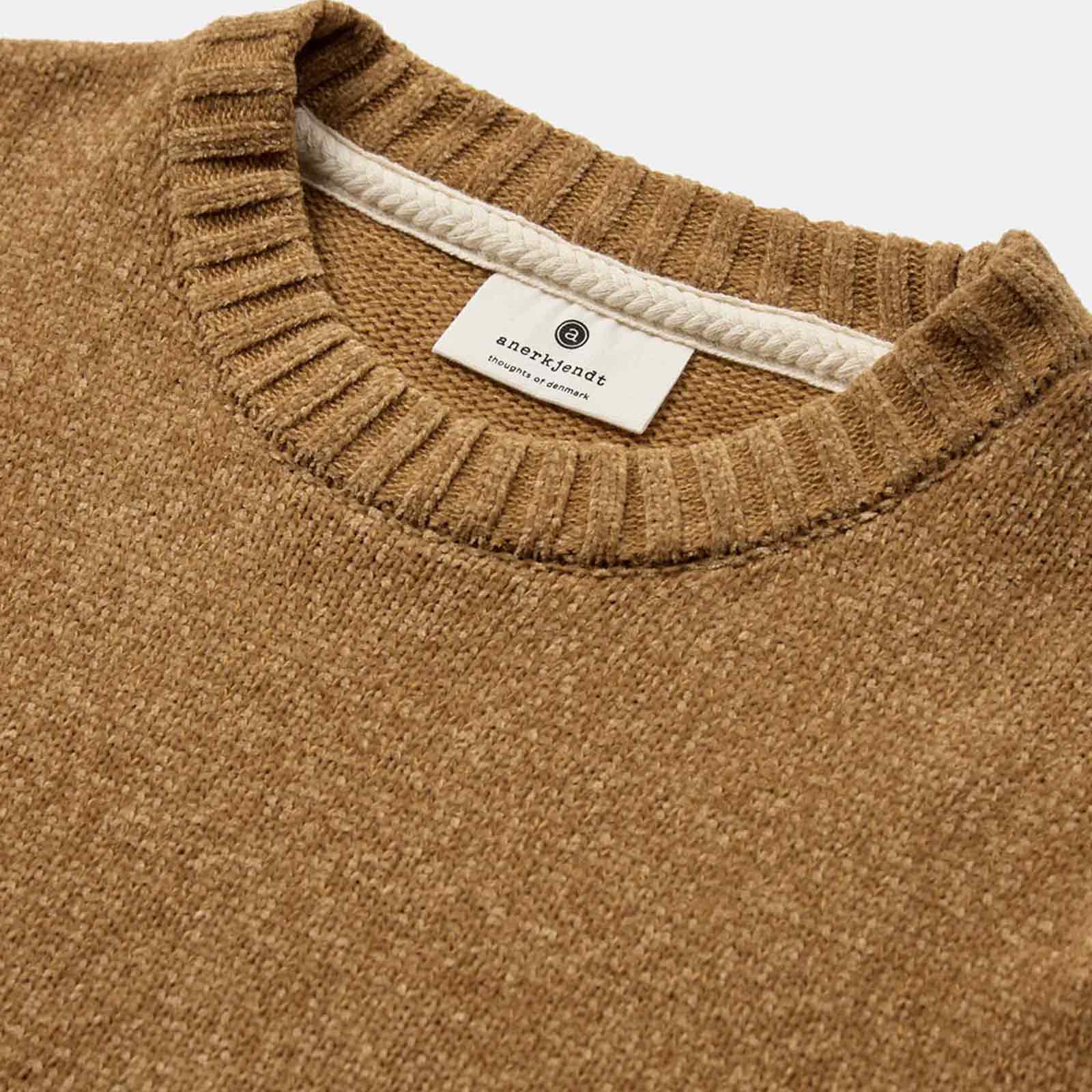 Aksune Chenille Knit Jumper golden brown - Image 3