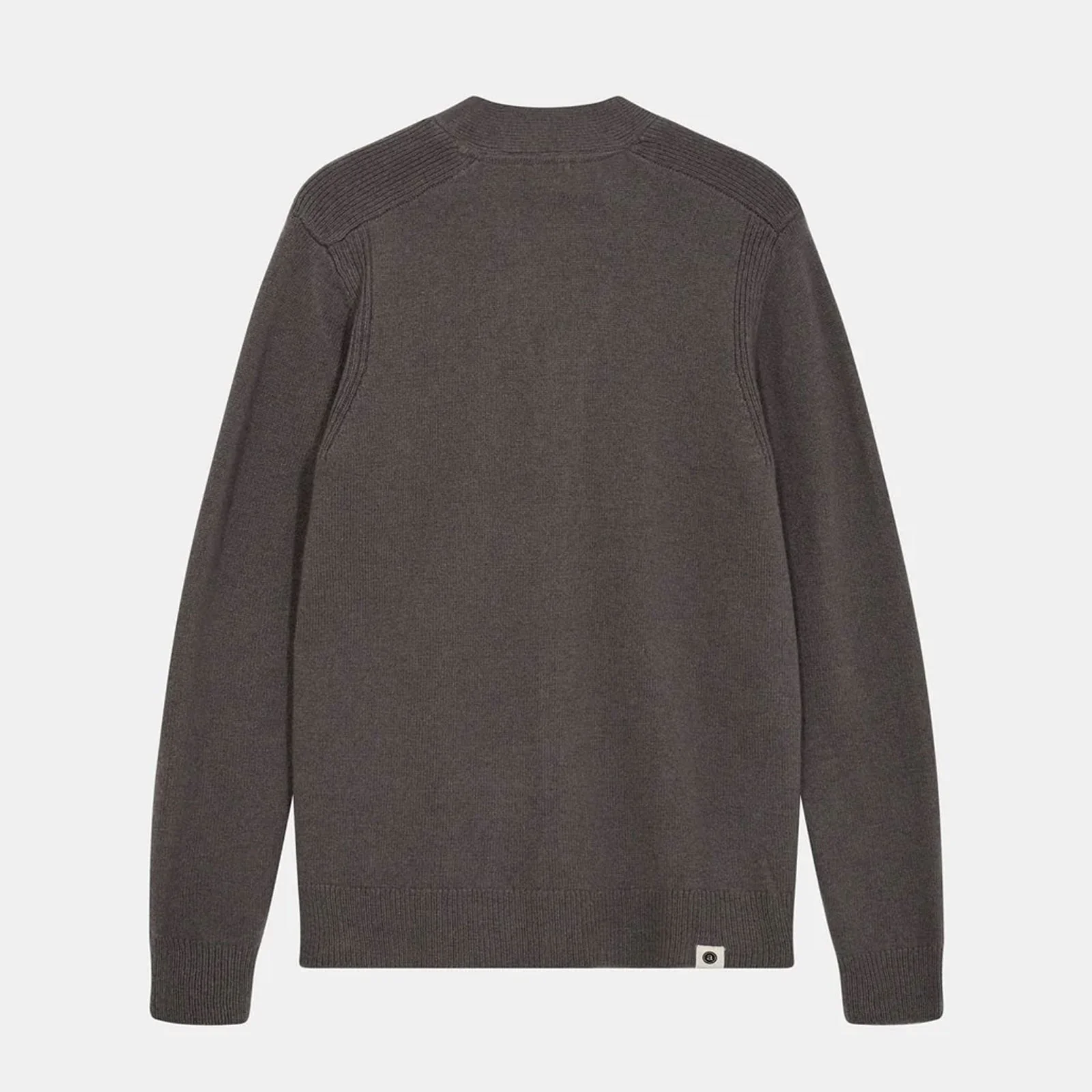Aksvend Lambswool Cardigan granite gray - Image 2