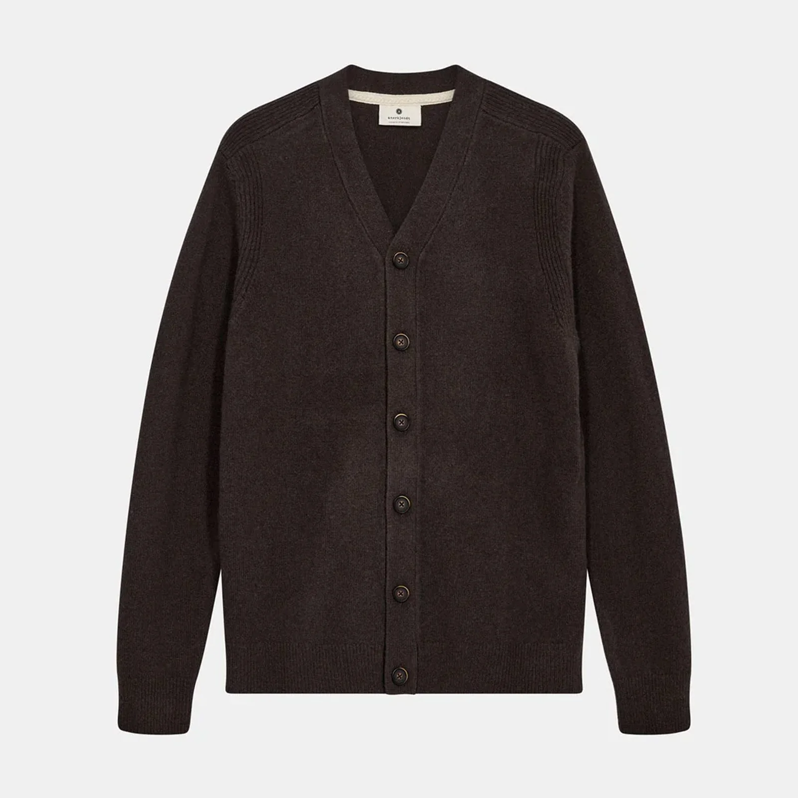 Aksvend Lambswool Cardigan mulch - Image 4