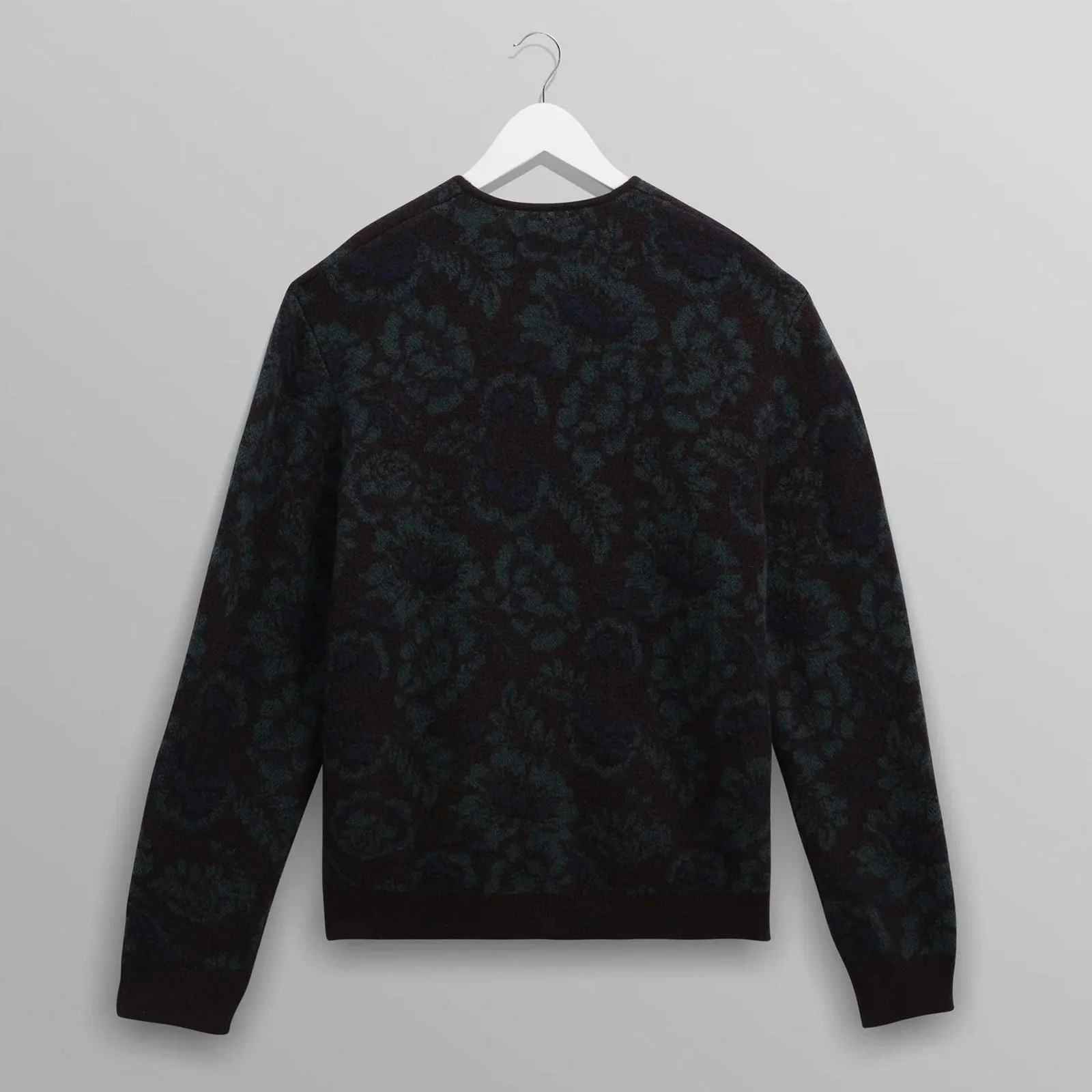 Alban Cardigan Floral Text Jcqrd black/green - Image 9