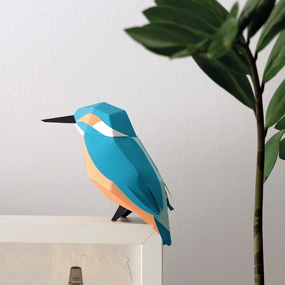 Alcedo Atthis Paper Figure Kit - Image 4