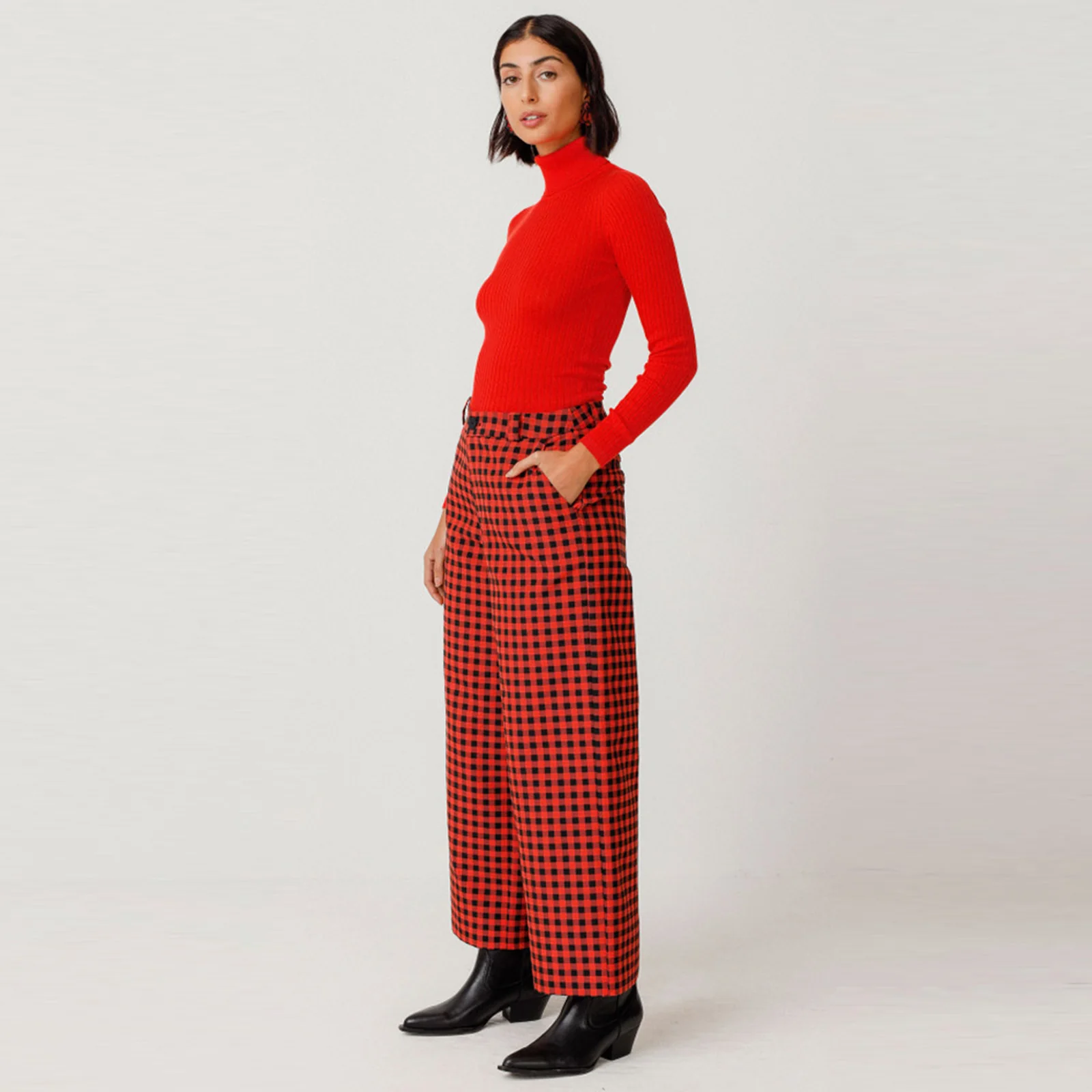 Aldara Turtleneck Longsleeve red - Image 2
