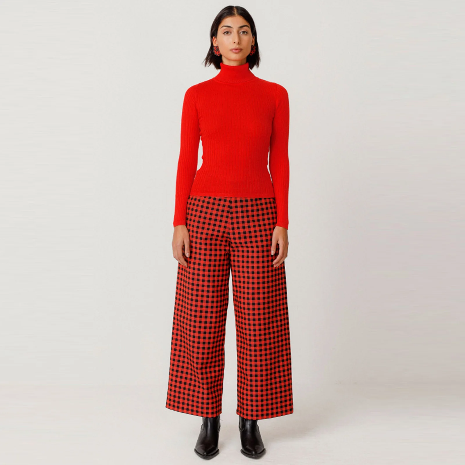 Aldara Turtleneck Longsleeve red - Image 3