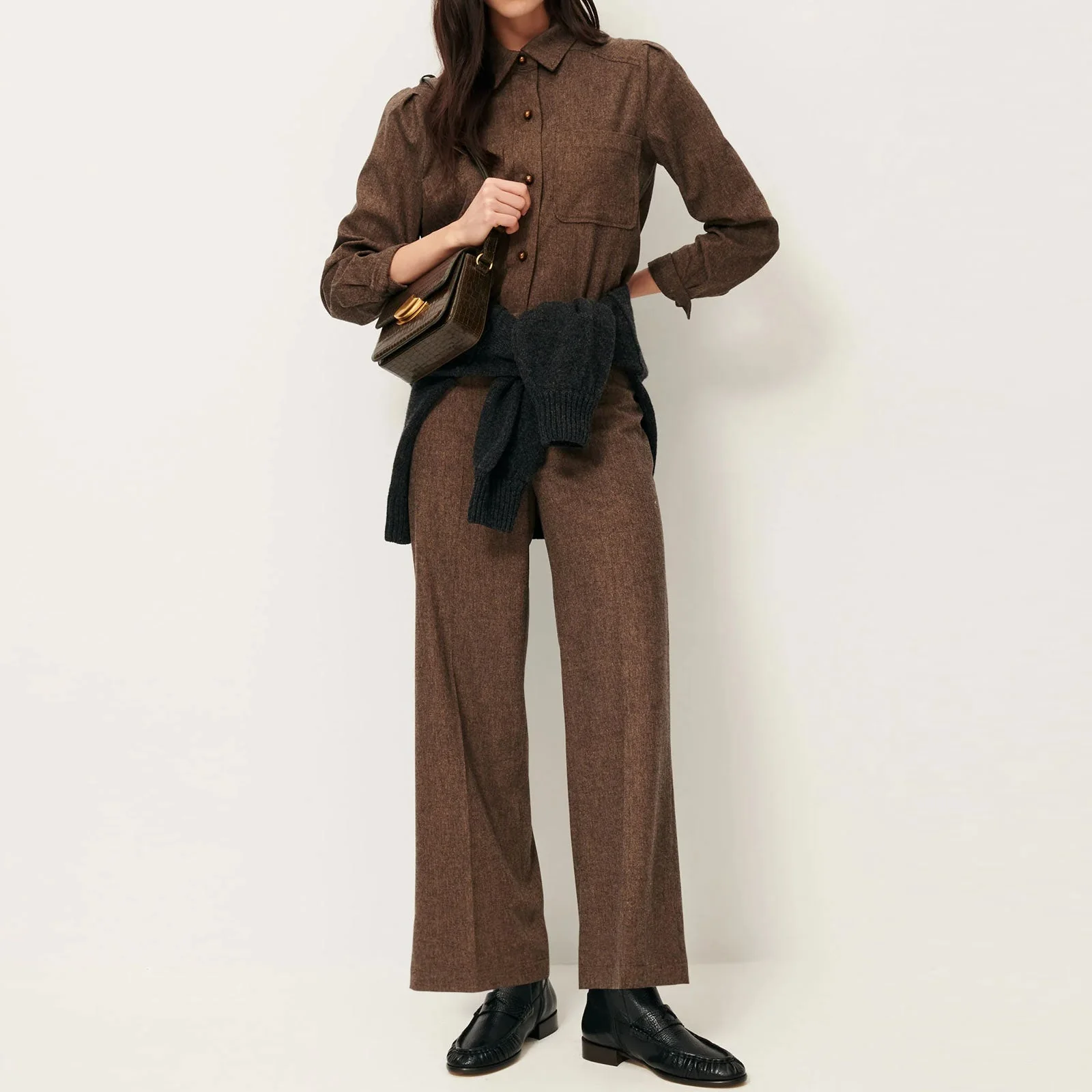 Aldiwool Trousers warm stone - Image 3