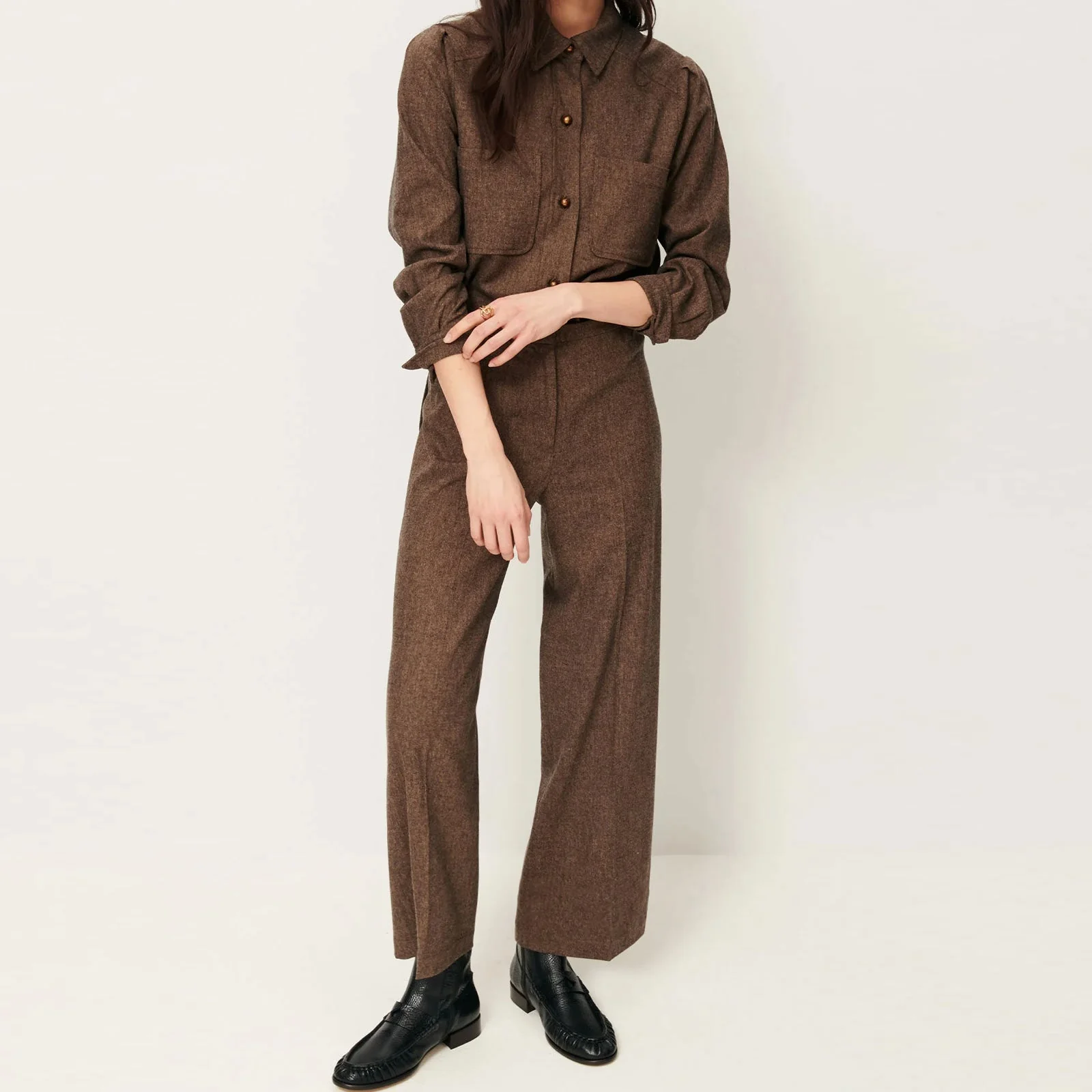 Aldiwool Trousers warm stone - Image 4