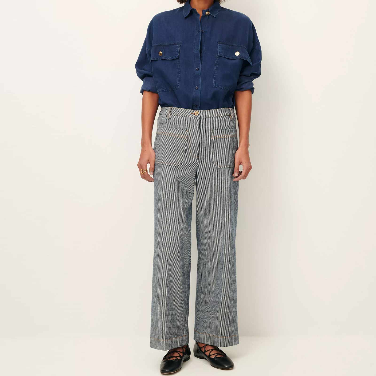 Aldricks Pants coutil blue - Image 3
