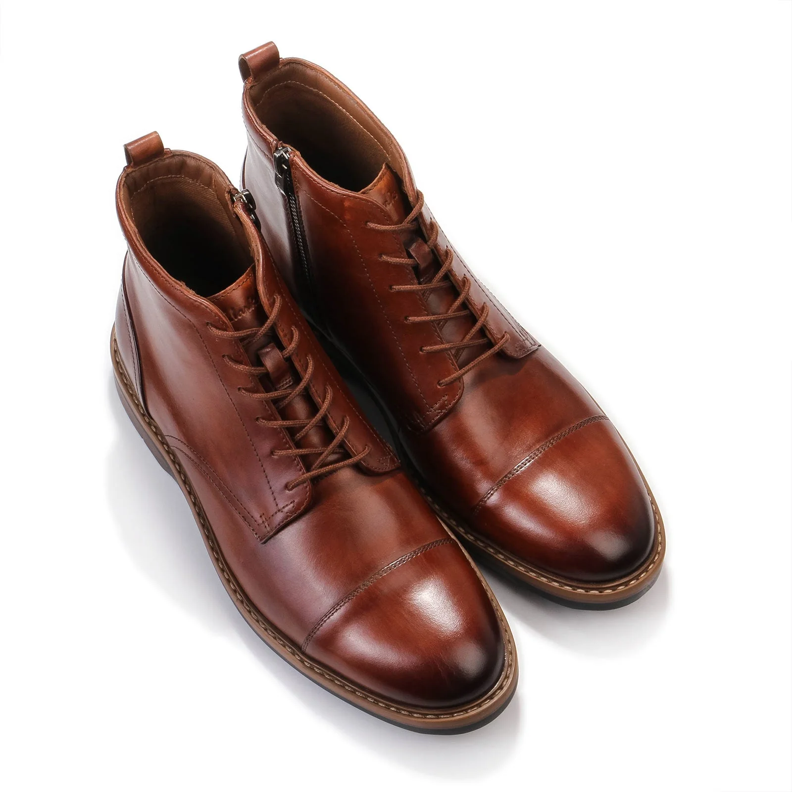 Aldwin Cap mid tan leather - Image 4