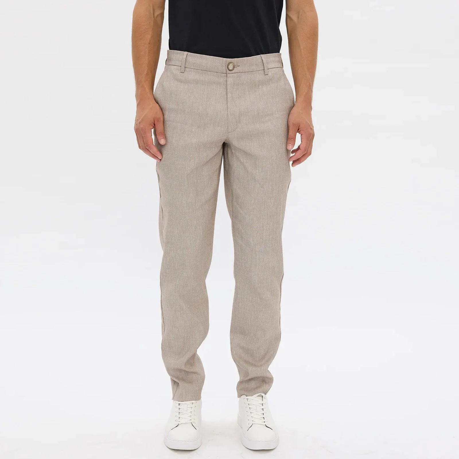 AlvinPL 769 Pants walnut linen