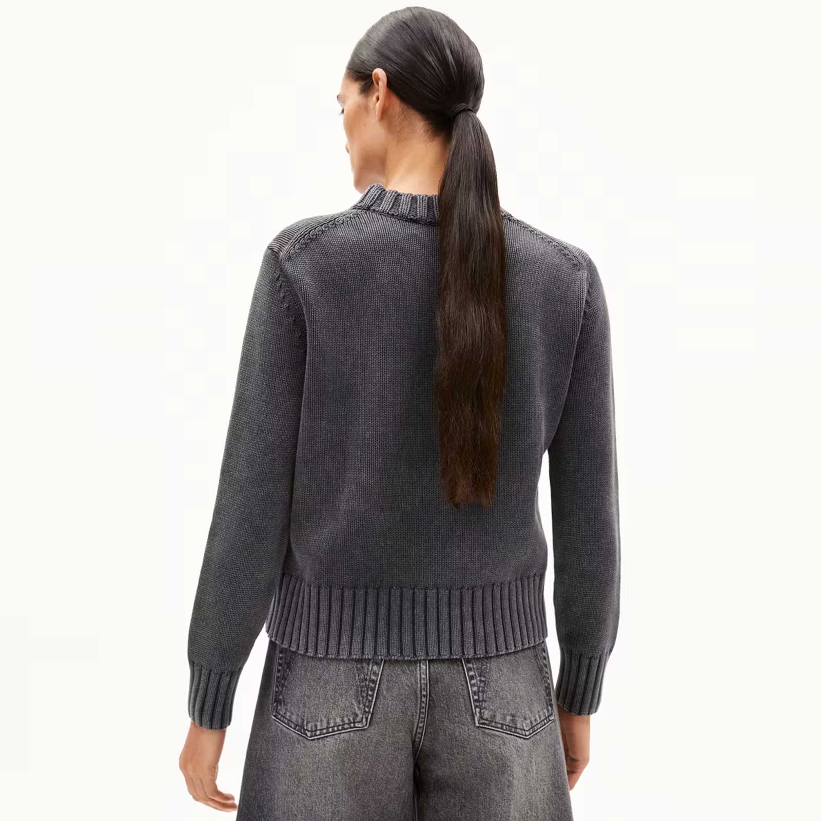 Amaliaas GMT Dye Jumper black - Image 2