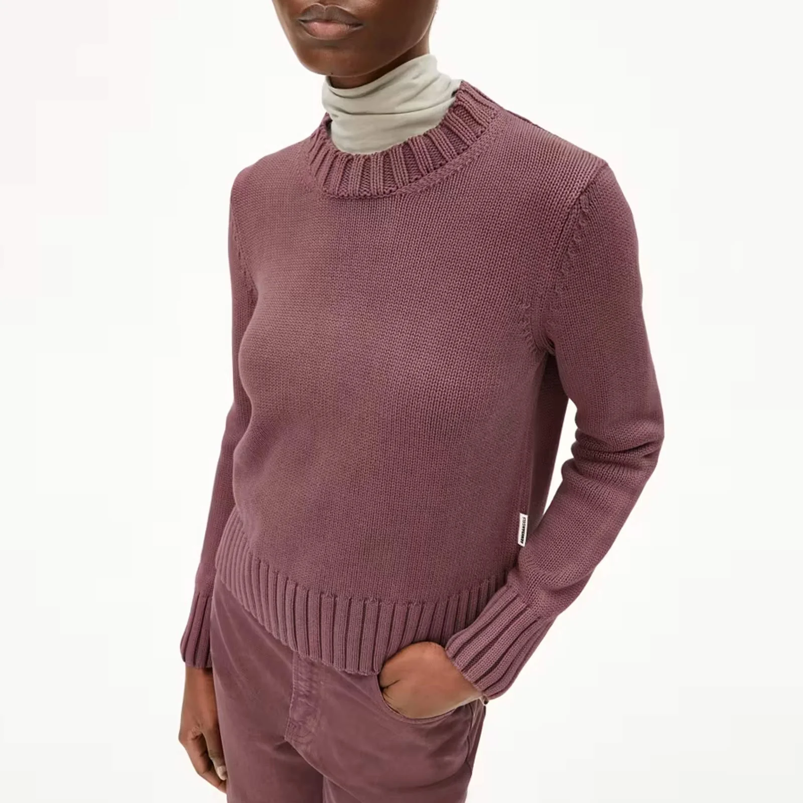 Amaliaas GMT Dye Jumper dark berry