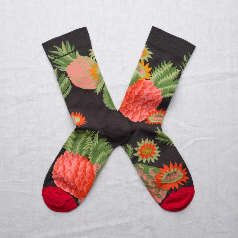 Ananas faux-noir Socks EV2-01