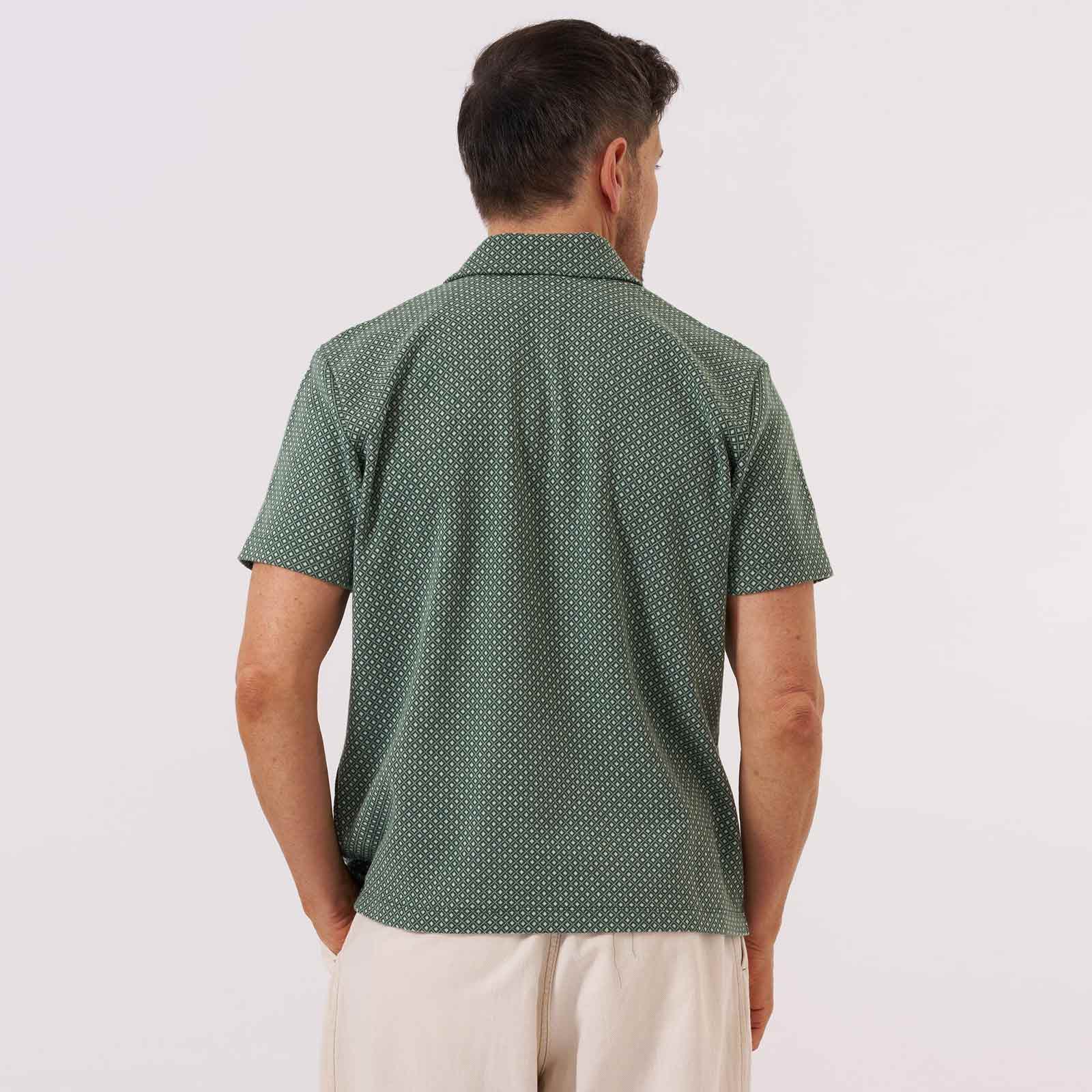Argyll Jersey Newlyn Poloshirt green - Image 2