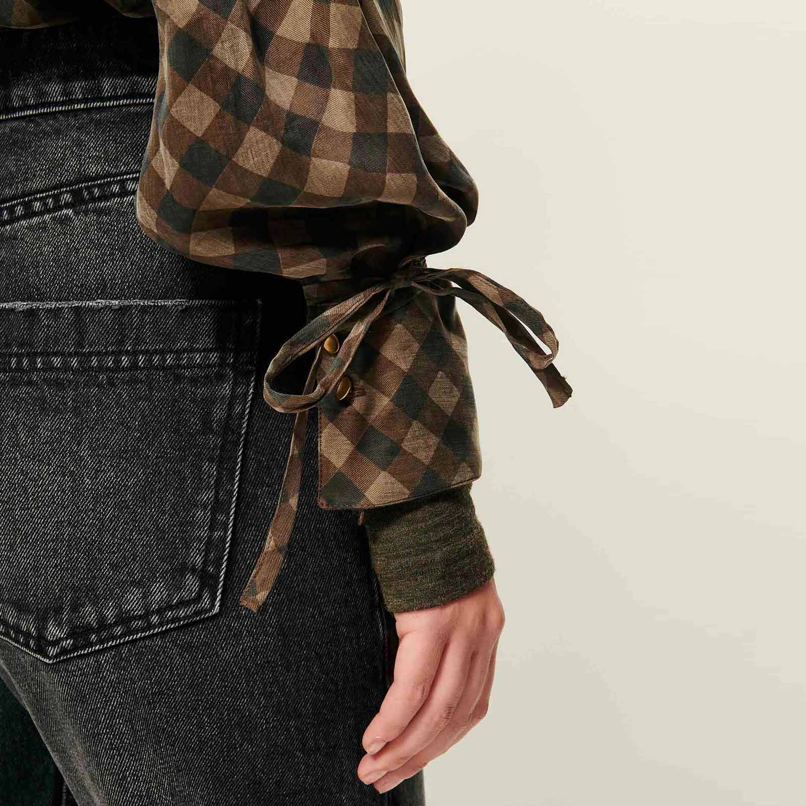 Armanchecks Shirt moss mood - Image 5