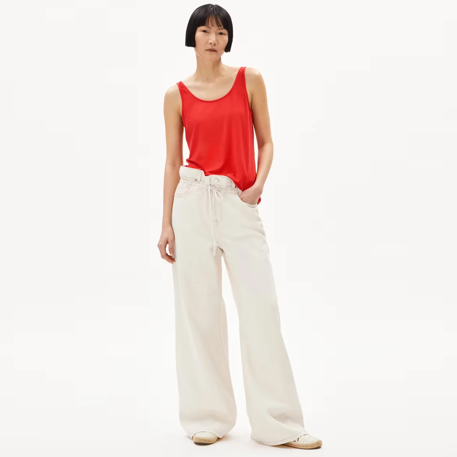 Ashraani Solid Top coral blush - Image 3