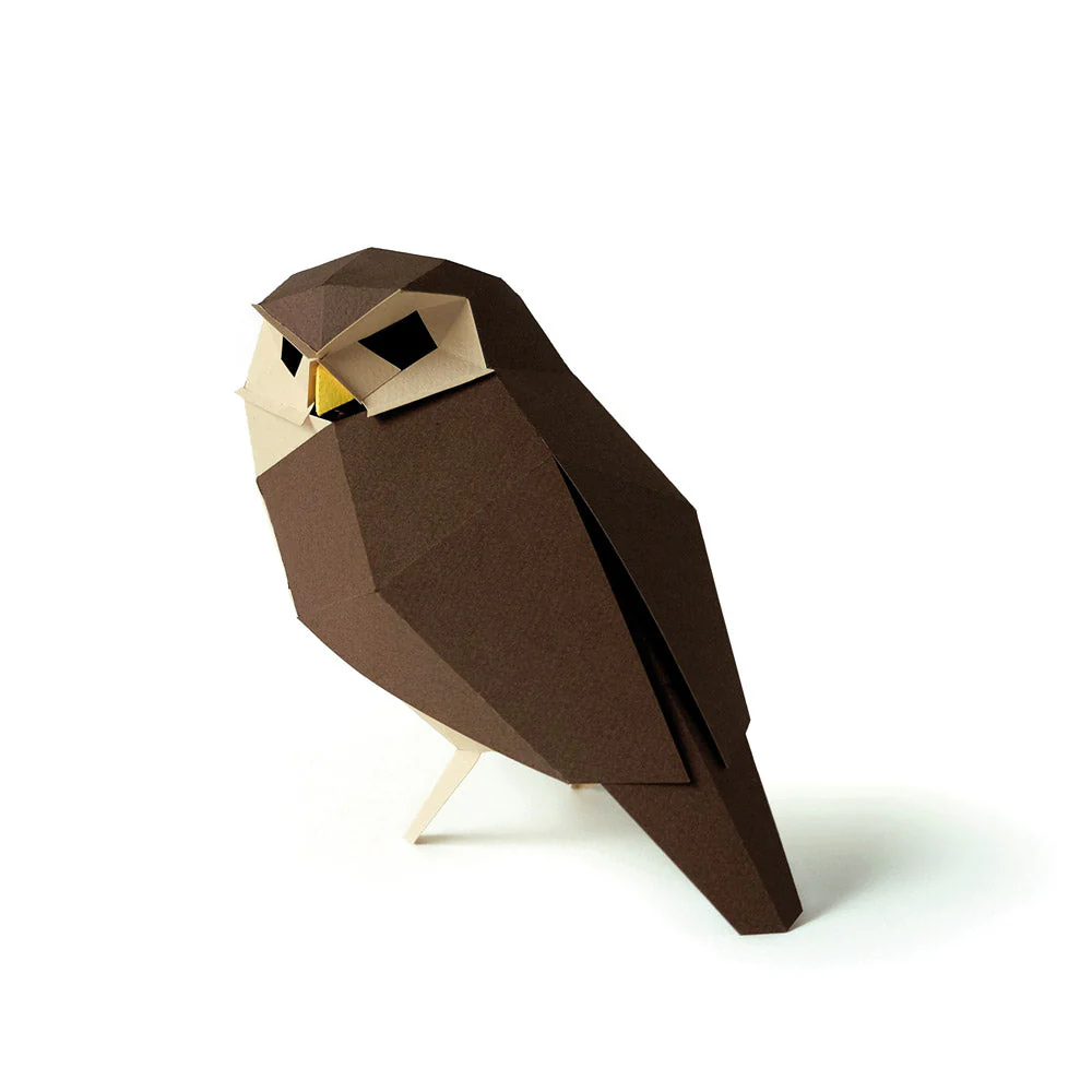 Athene Noctua Paper Figure Kit - Image 2