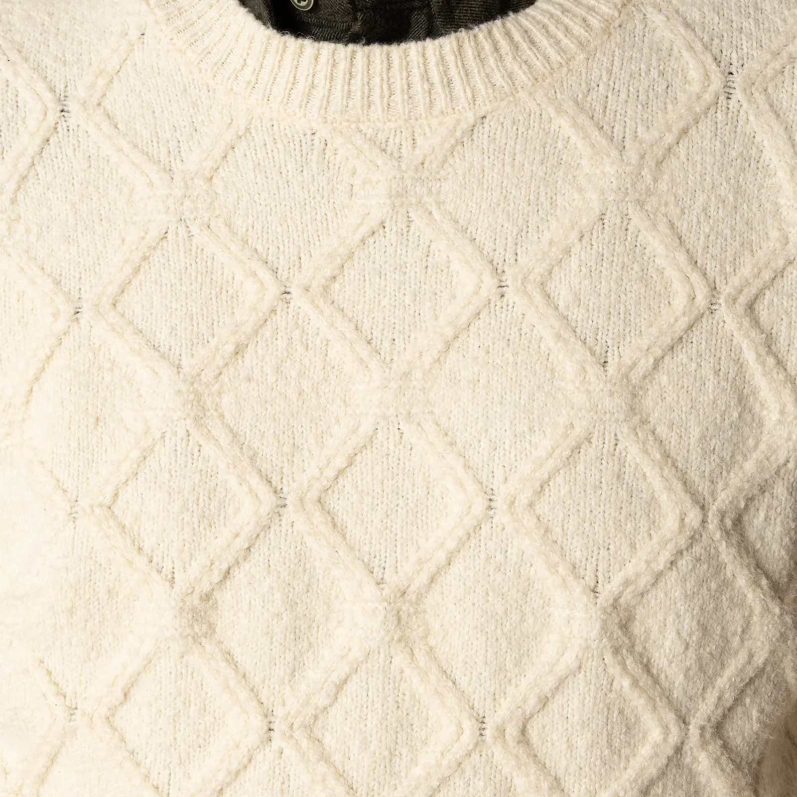 Avery Cable Knit ecru melange - Image 5