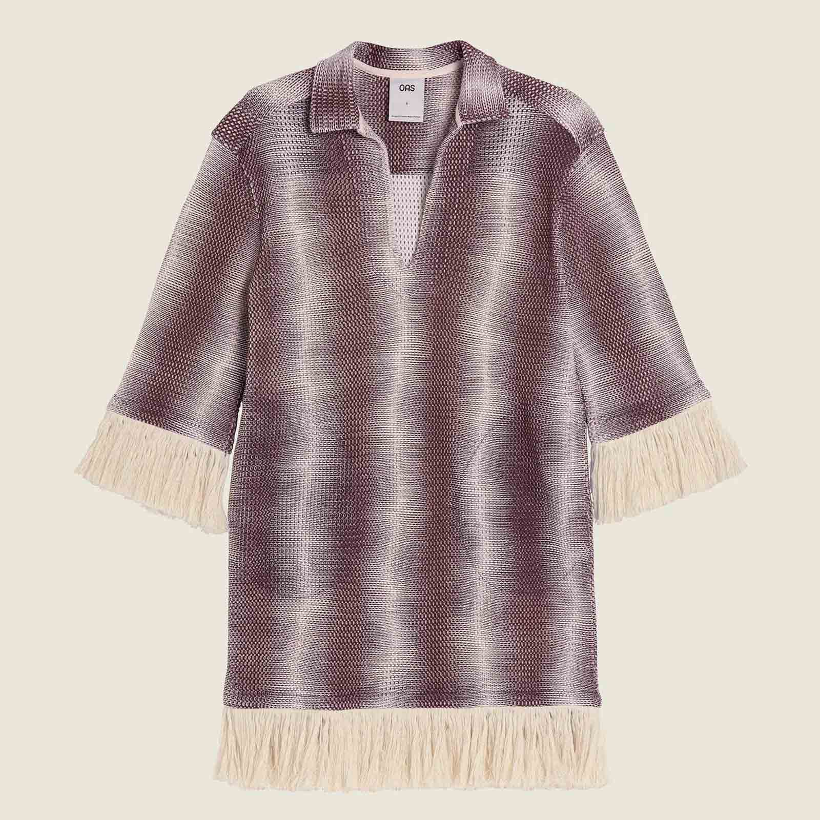 Aya Net Dress merlot echo