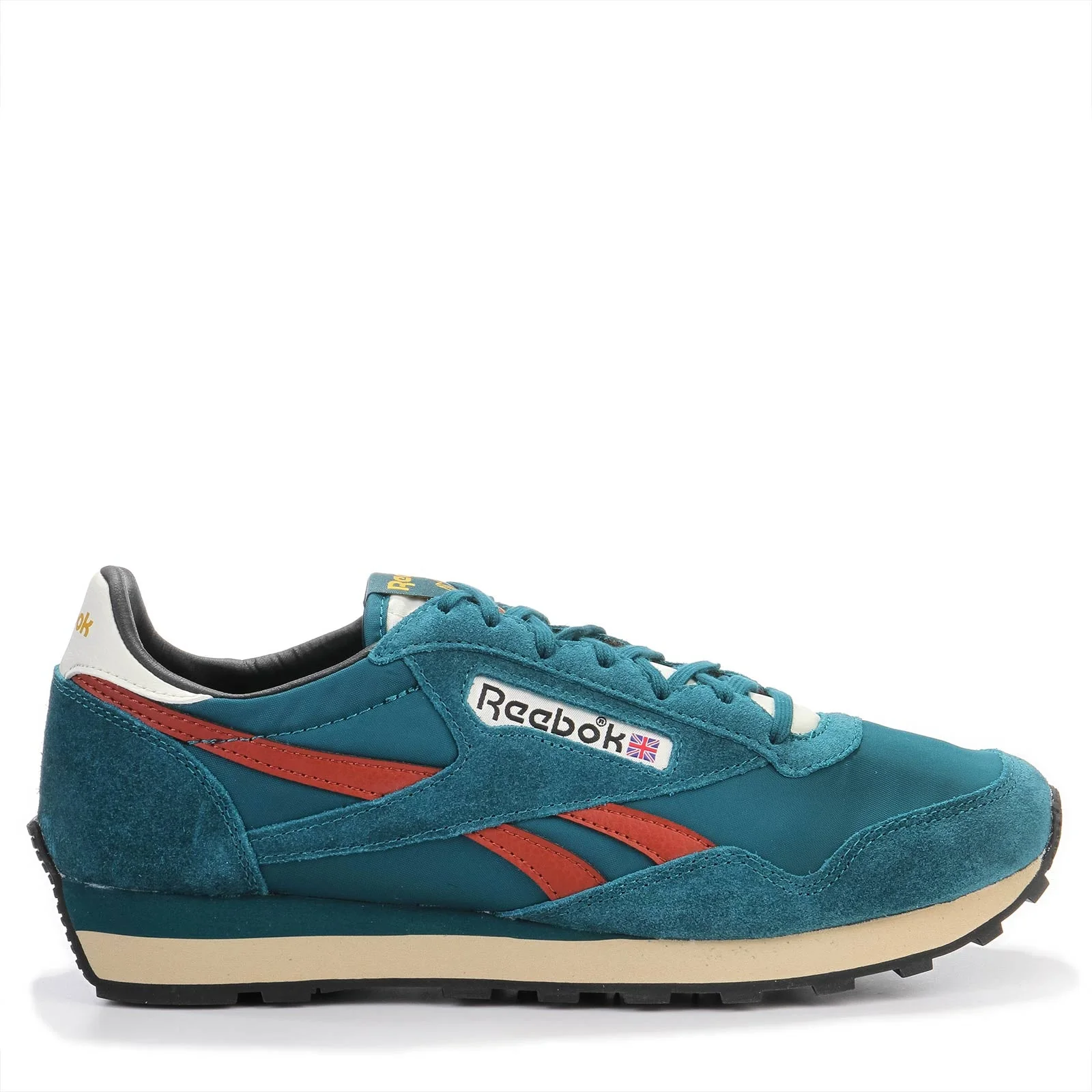 Aztec II Runner teal/beige/red