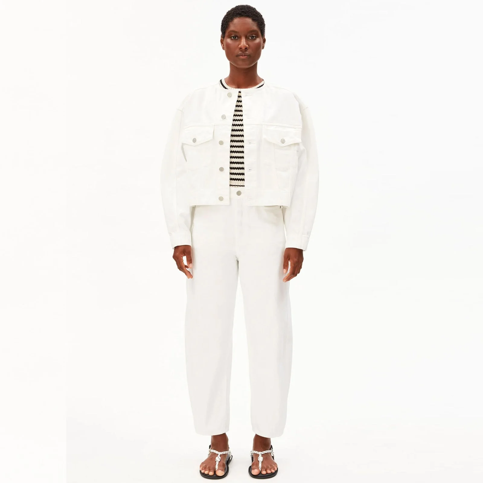 Baarly Barrel Jeans white - Image 3