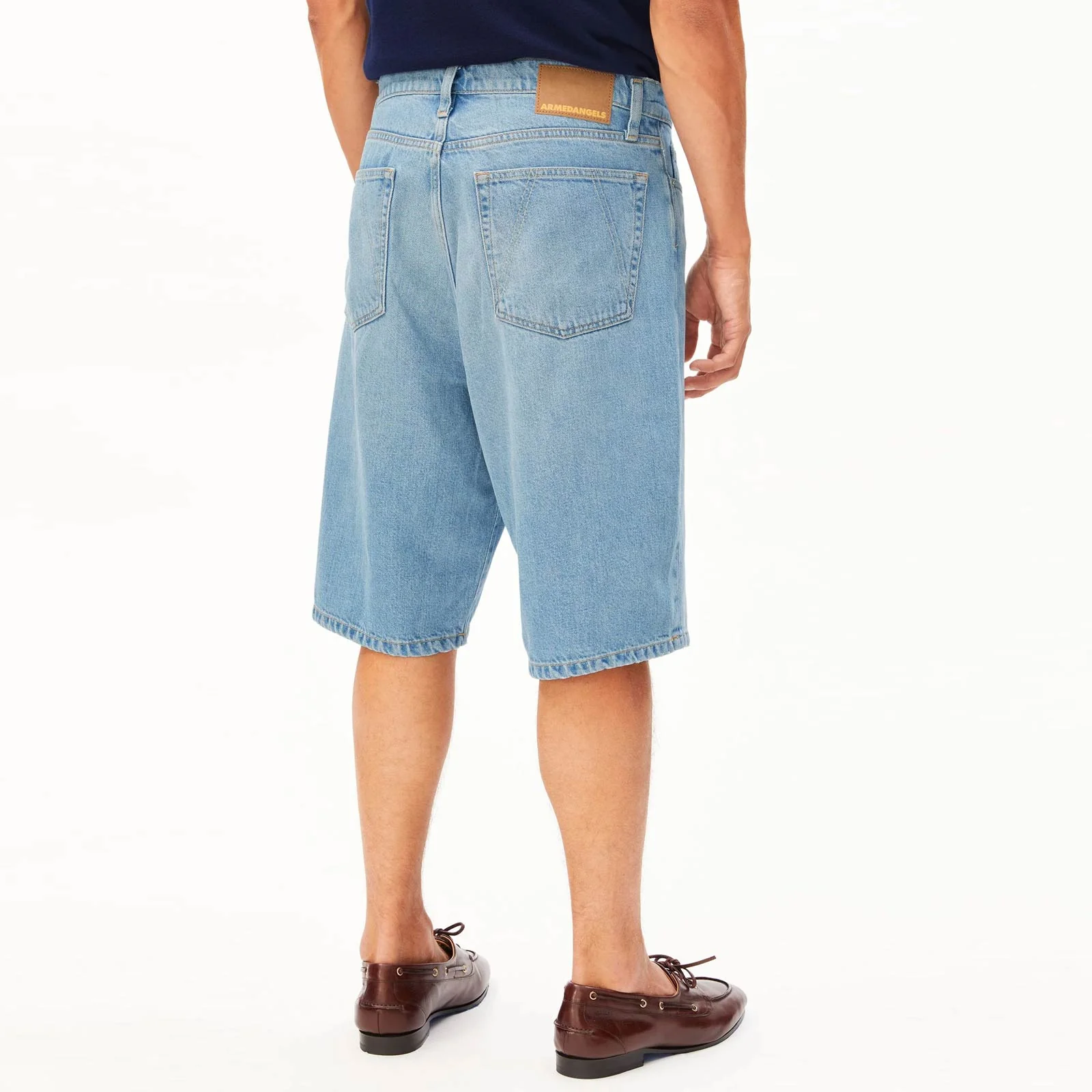 Baggy Hemp Blend Denim Short atlas - Image 2
