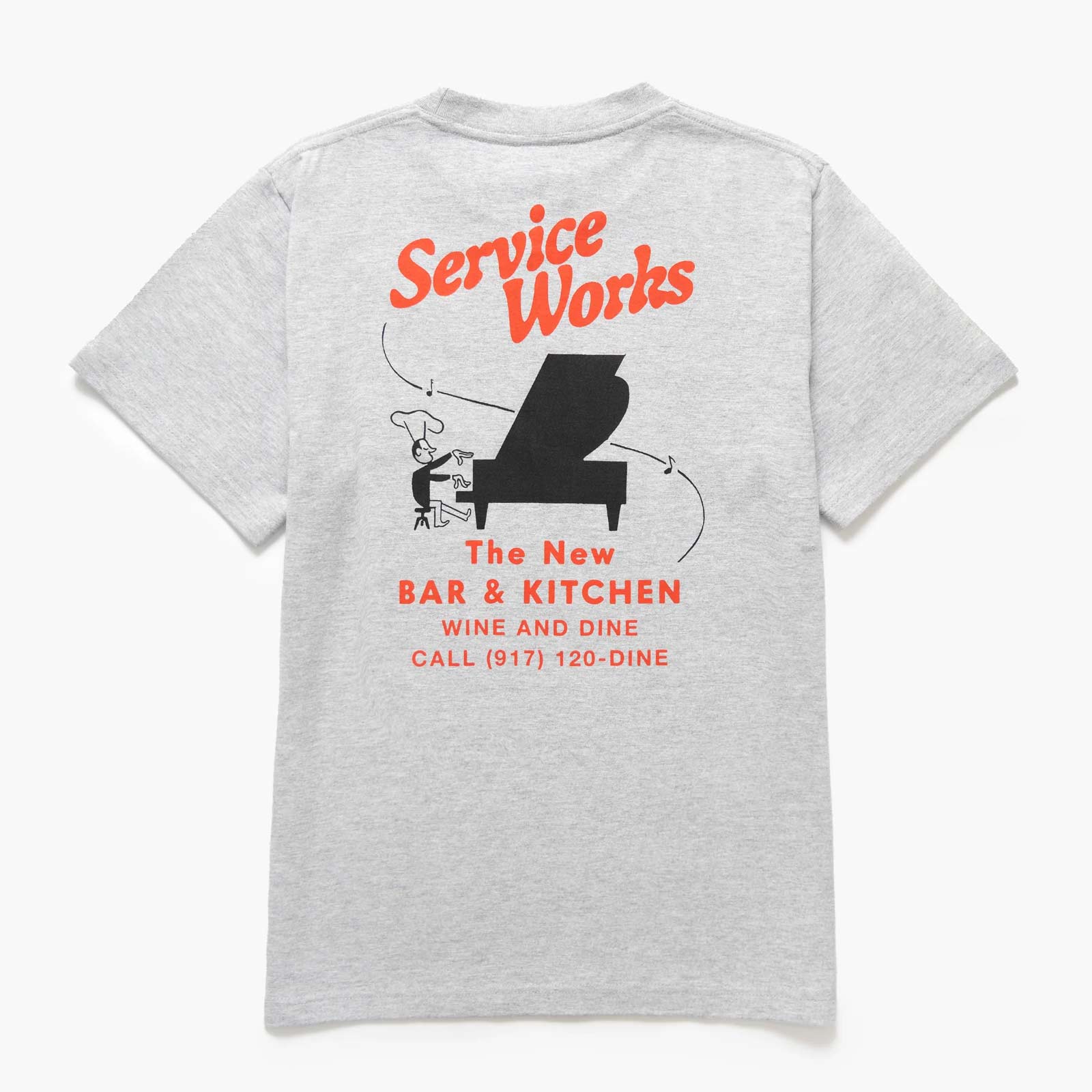 Bar & Kitchen Tee heather grey - Image 2