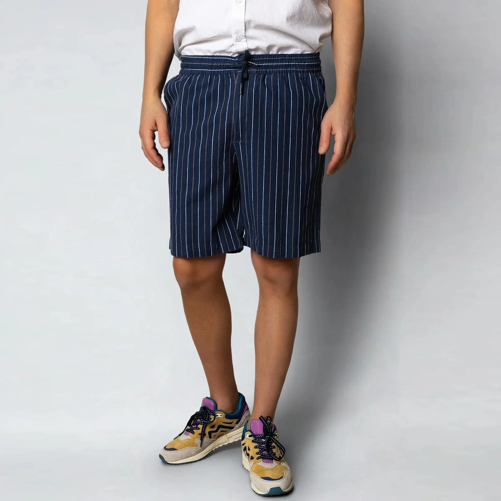 Barcelona Ran Shorts navy stripe