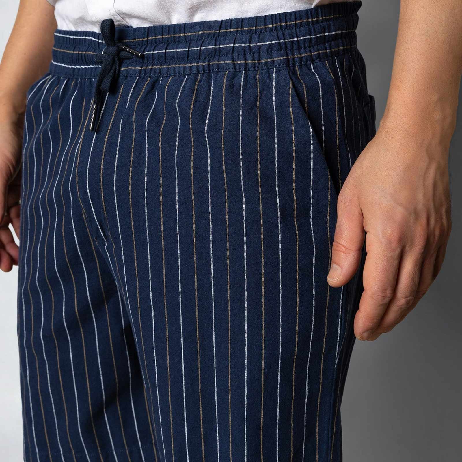 Barcelona Ran Shorts navy stripe - Image 3