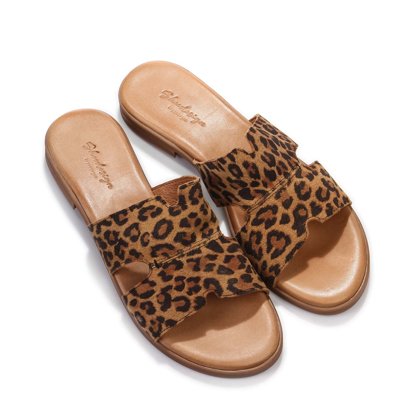 Becca S Sliders leopard suede - Image 4