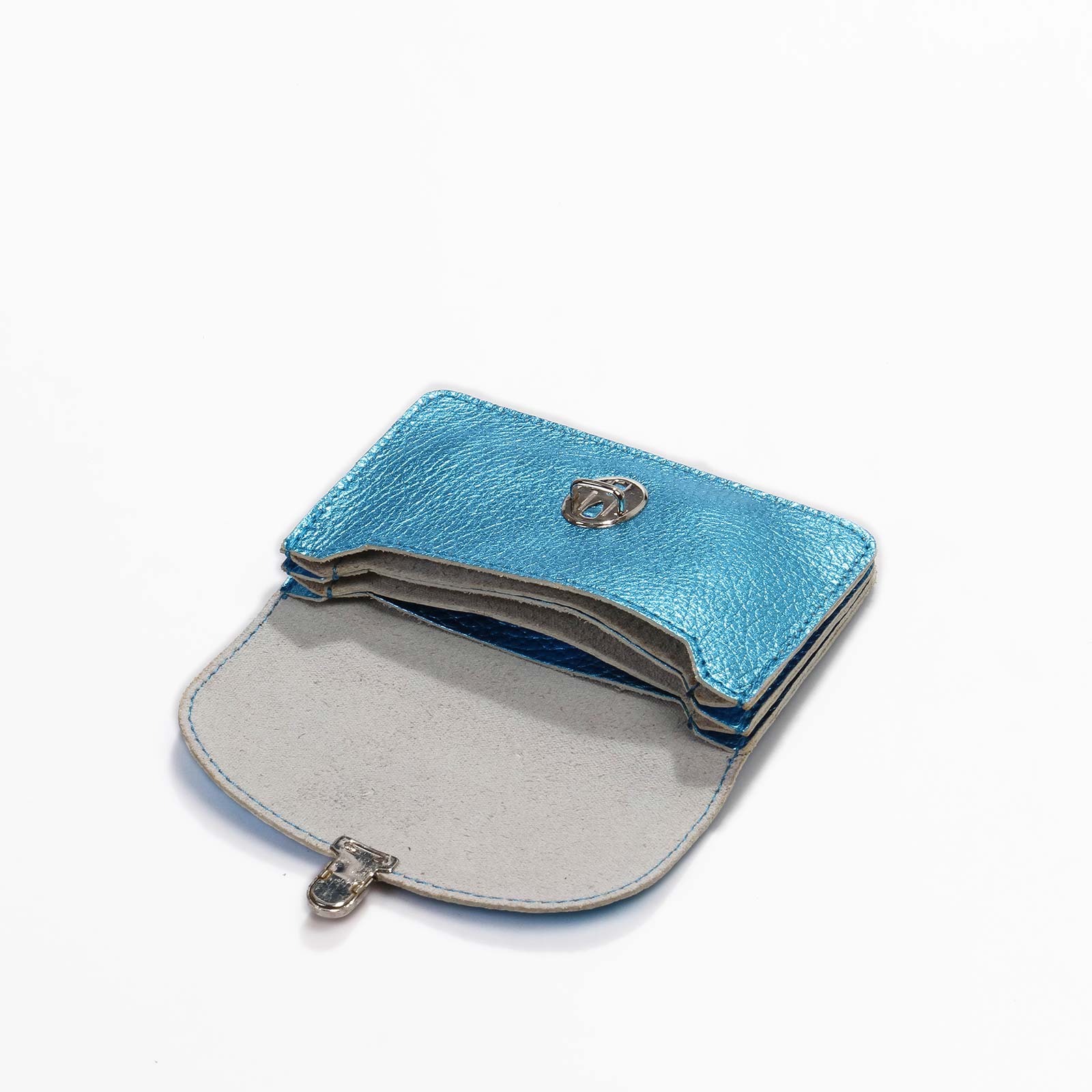 Borsa M Wallet metallic azzurro - Image 3
