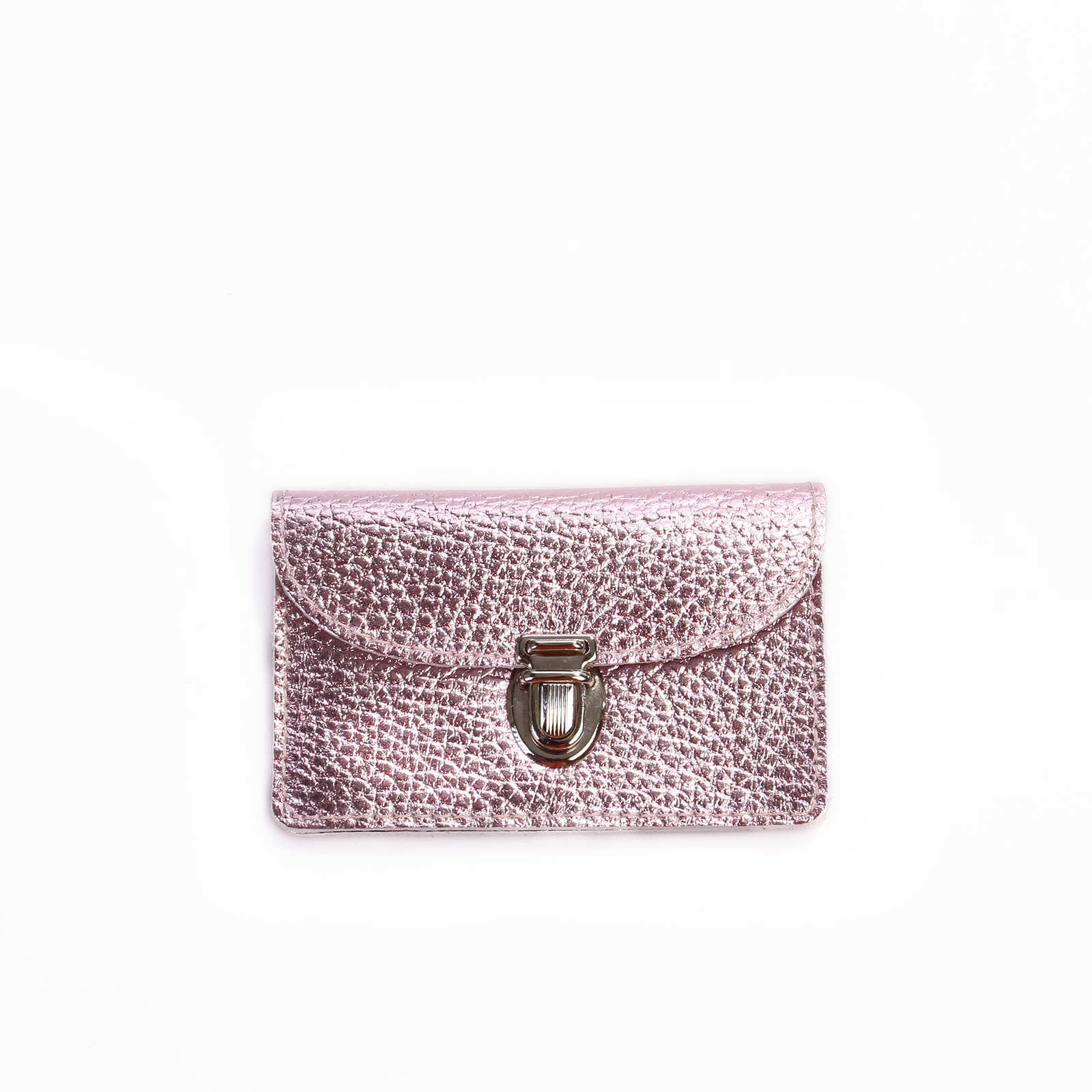 Borsa S Wallet metallic rosé