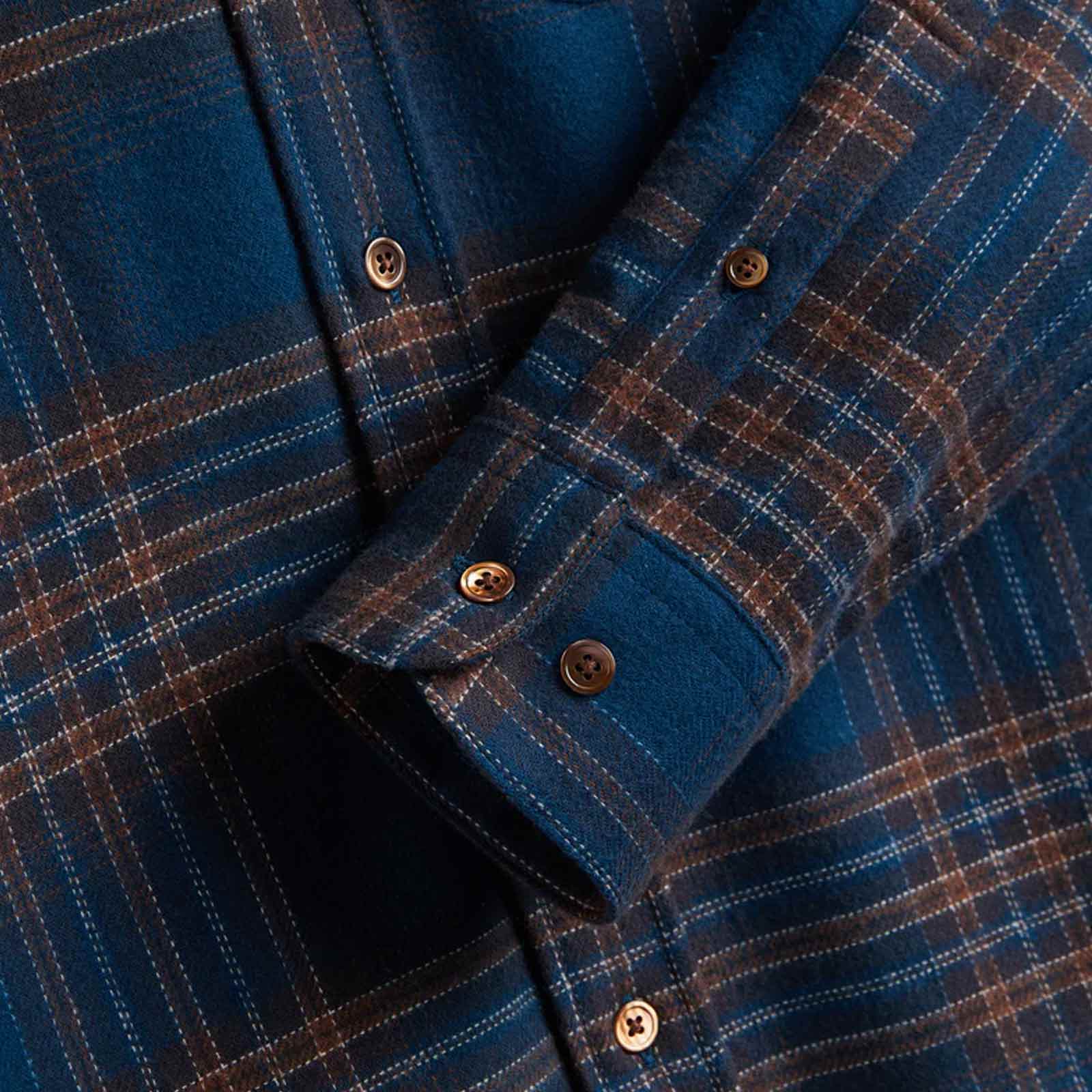 Bossa Flannel Shirt darkblue - Image 3