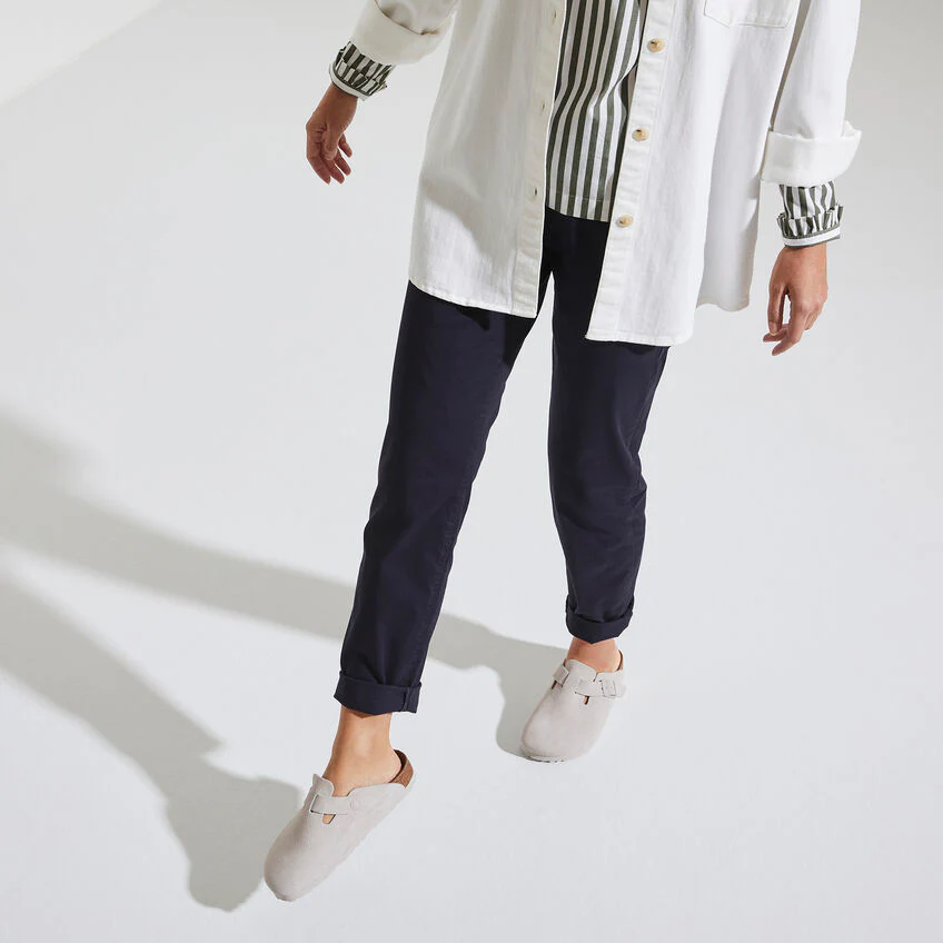 Boston Modern Suede Narrow Fit antique white - Image 8