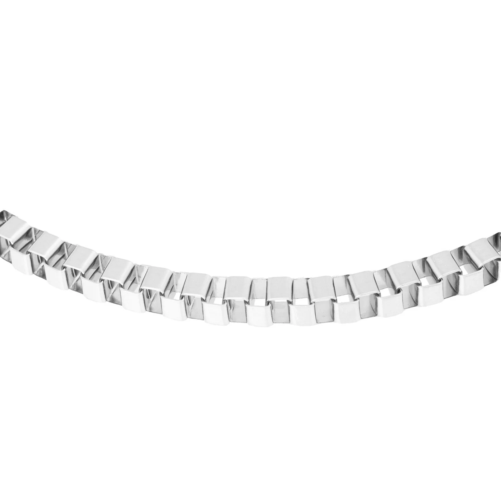 Boxchain Necklace silver - Image 5