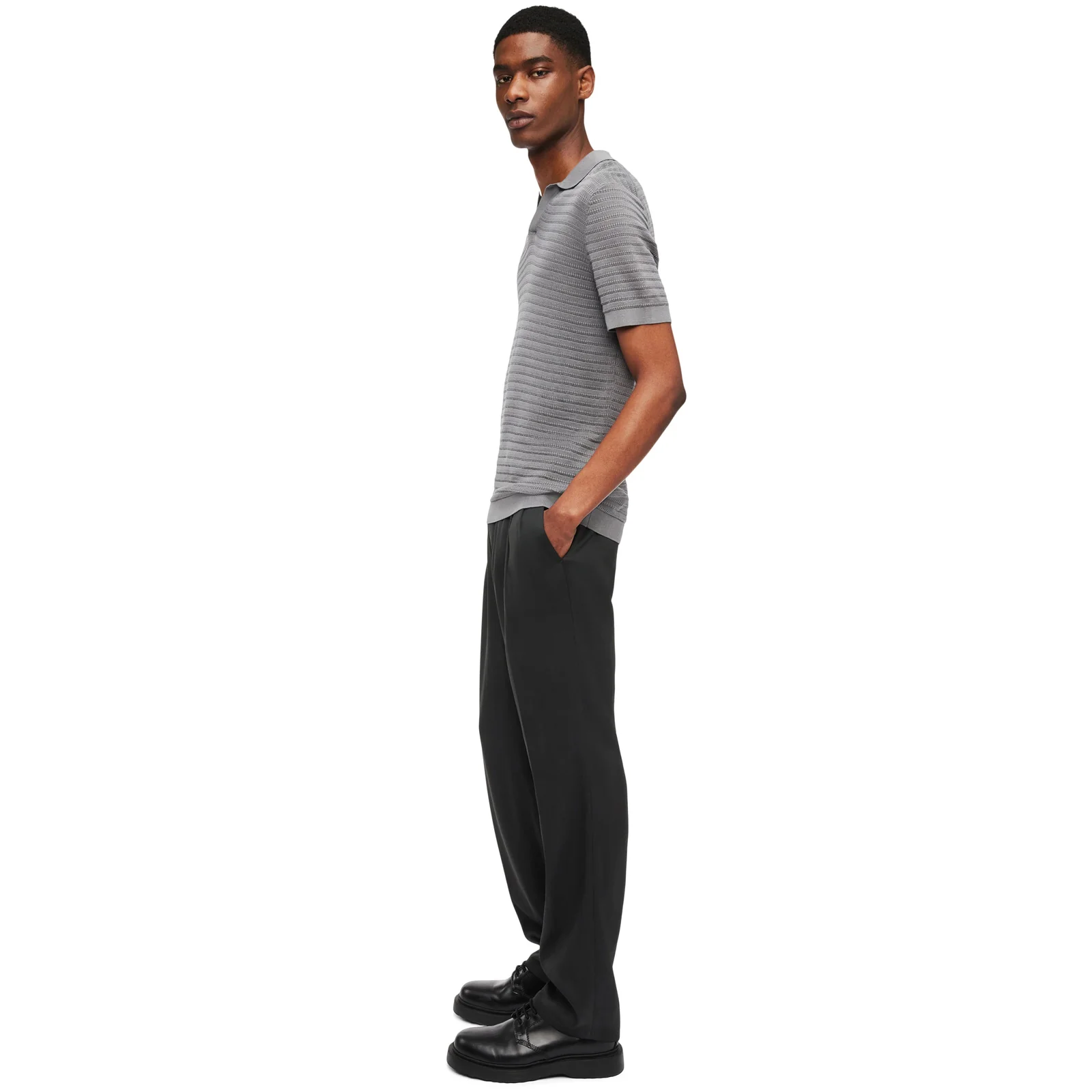 Braian Poloshirt 420052 granite grey - Image 3