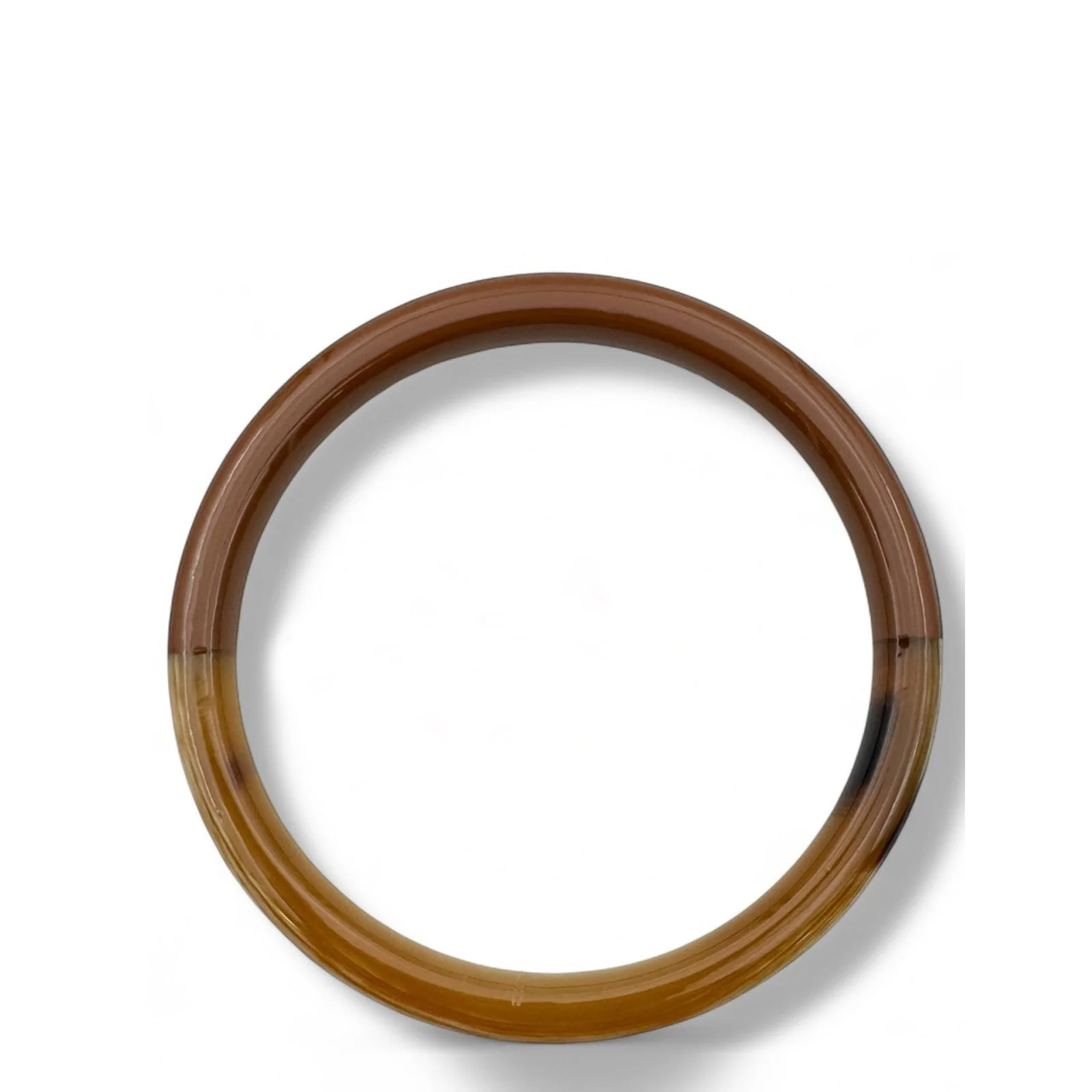 Buffle Horn Bracelet milk chocolate C62