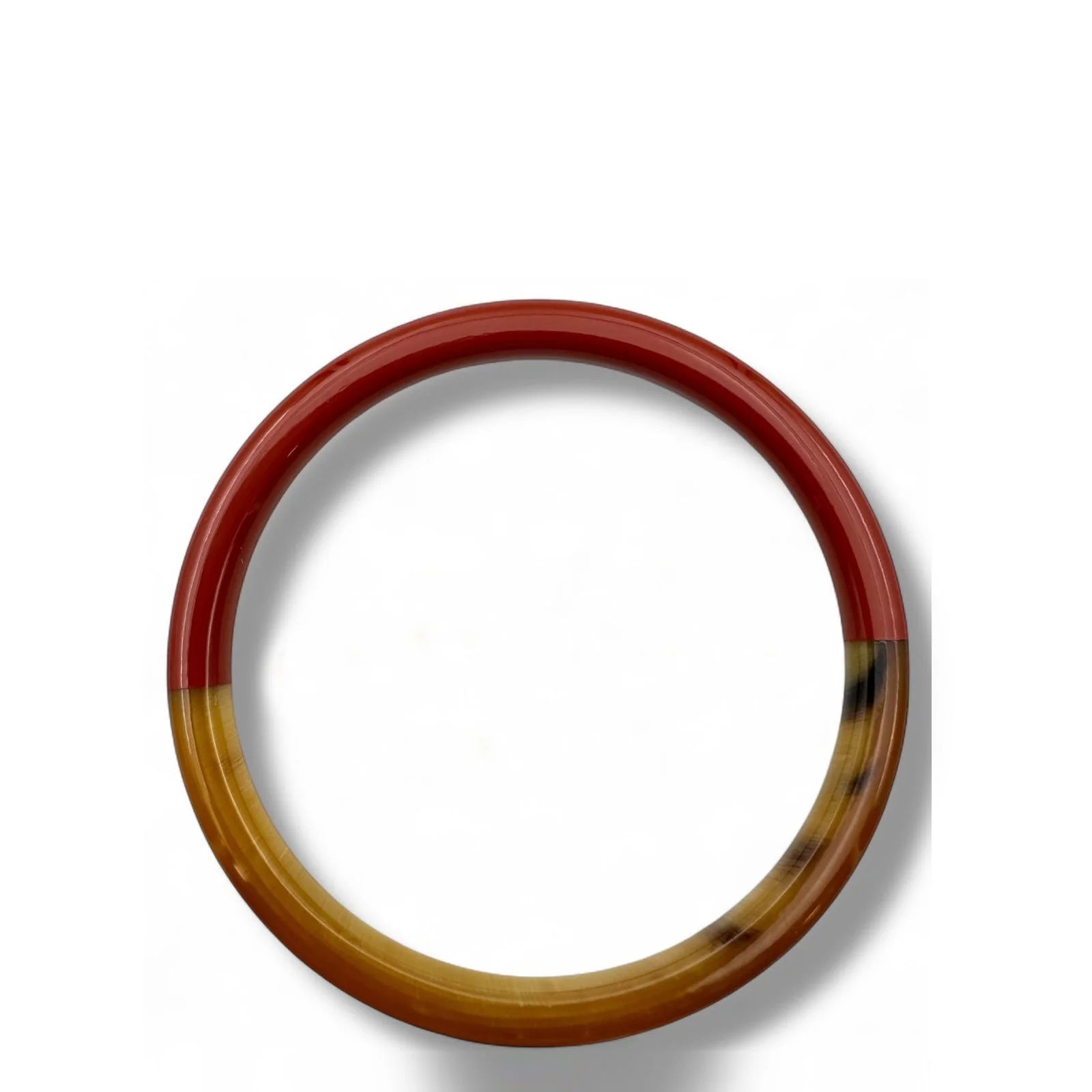 Buffle Horn Bracelet terracotta C59