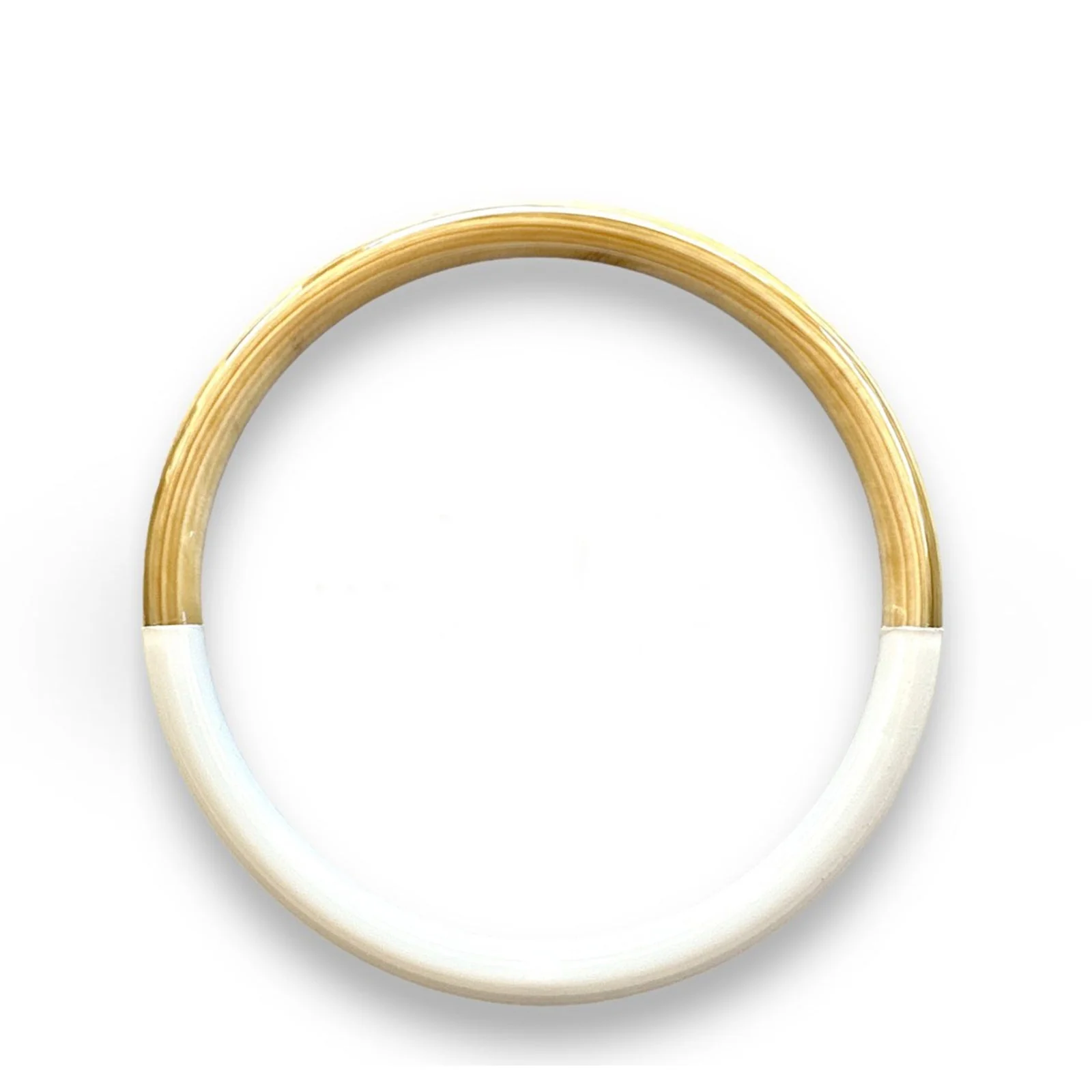 Buffle Horn Bracelet white C13
